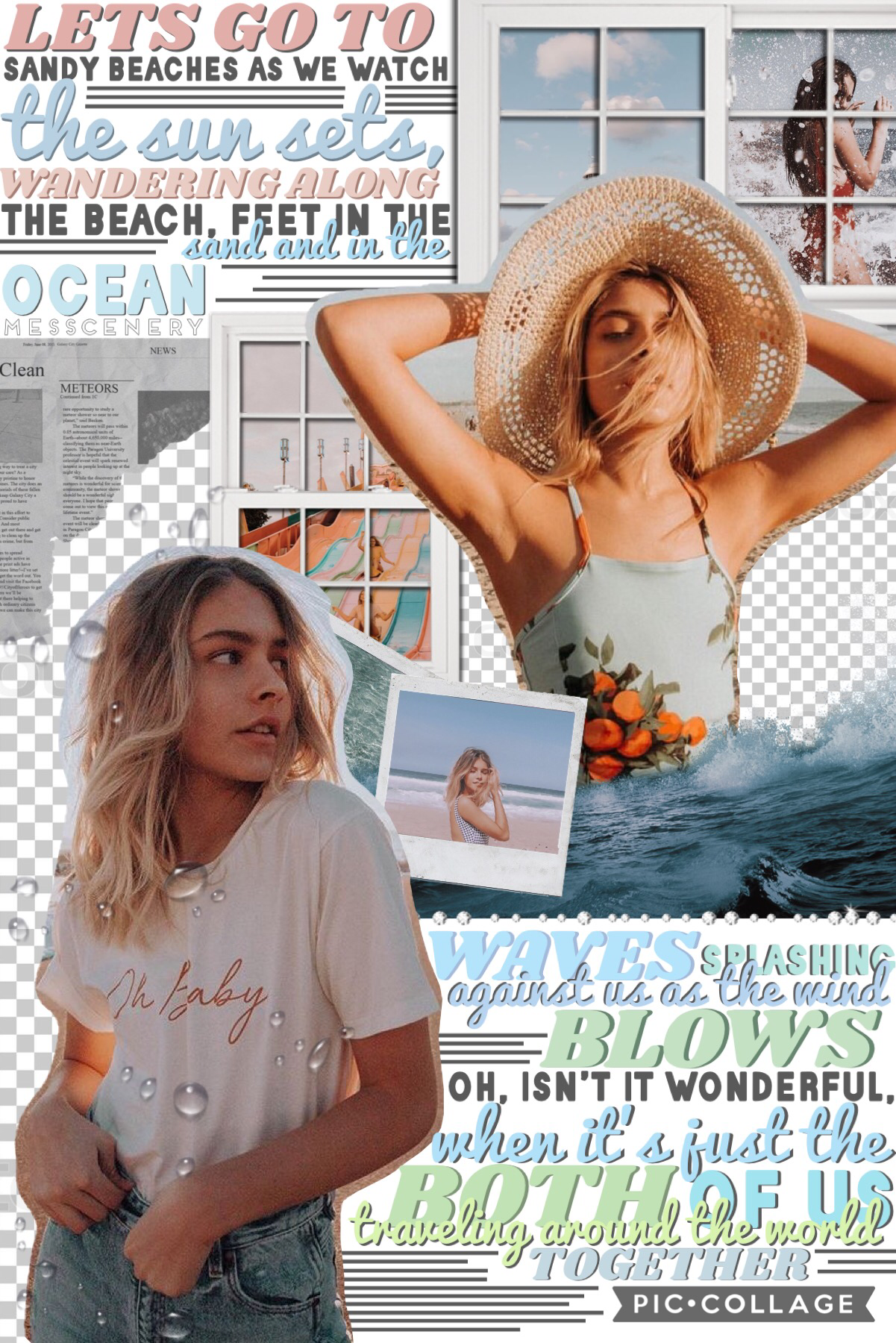 🫧18/5/22🫧
inspired by caite @euph0ria- (2/4) ~ quote by me
been ages since I tried a beach themed collage so here’s a pretty much failed attempt 😭💔
stay safe, stay healthy and drink lots of water (the weather has been getting warmer lately) <3!!