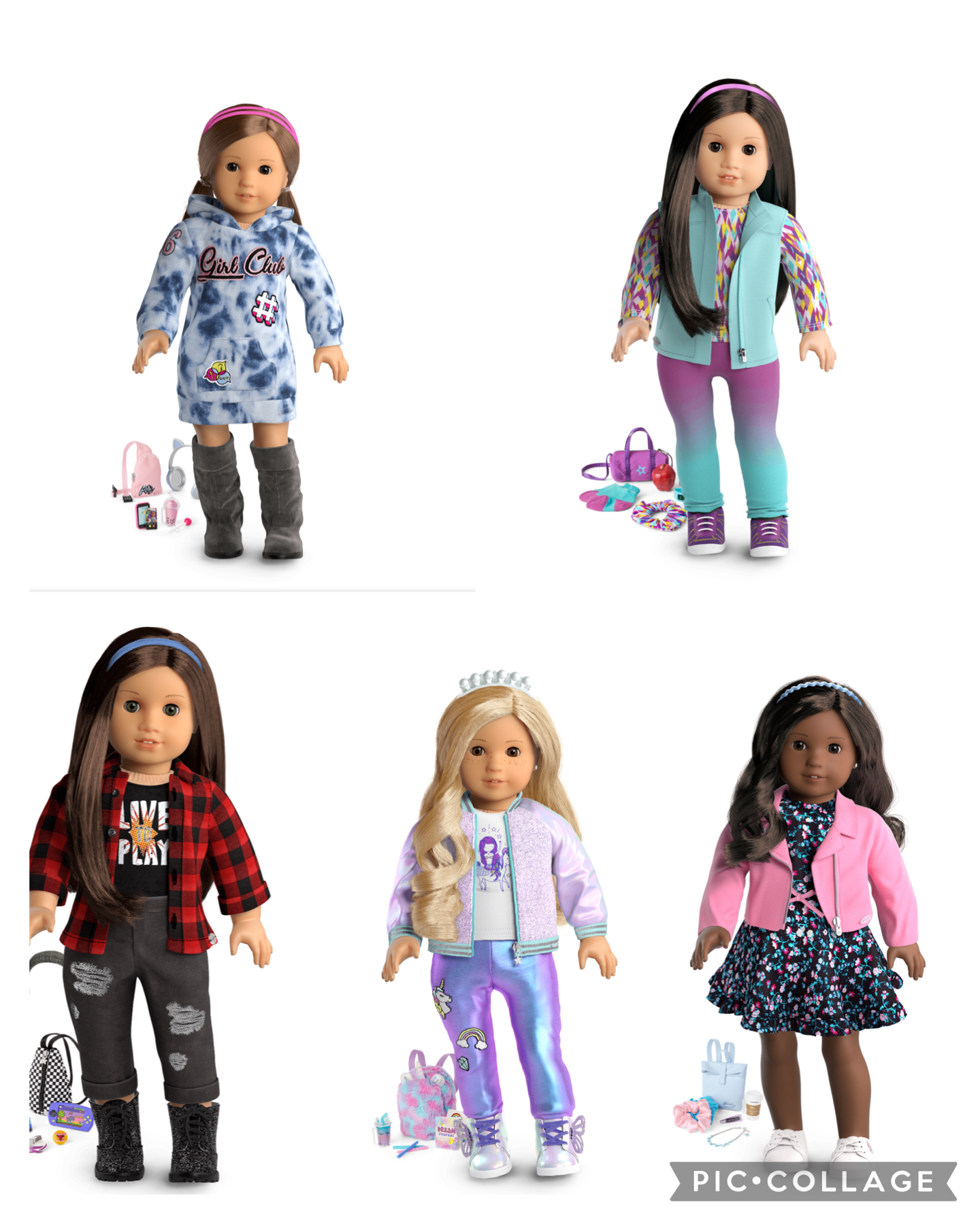 If my friends were American Girl dolls, this is what they would look like! Guys who they are!