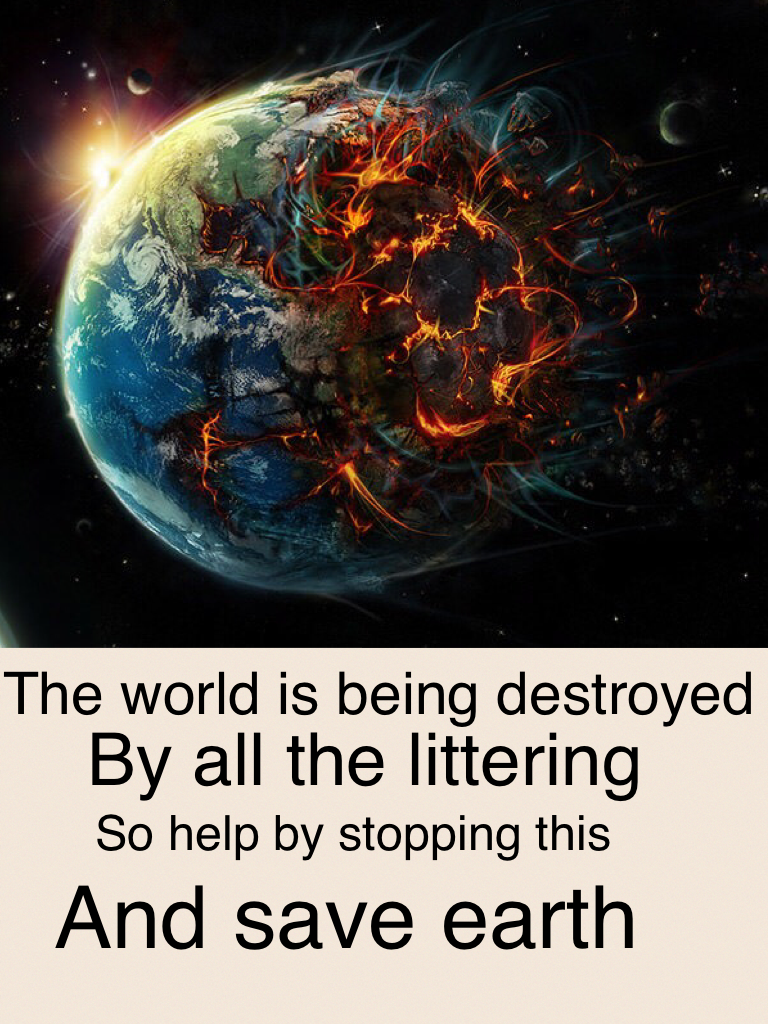 And save earth 