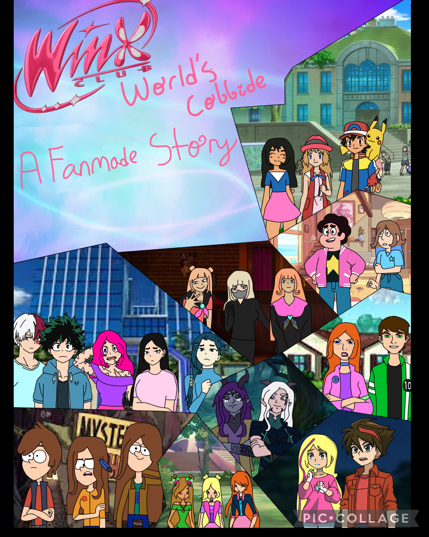 Worlds Collide (A fan made story I’m working on with FreedomFairy{My cousin} and LemonWave{My friend})