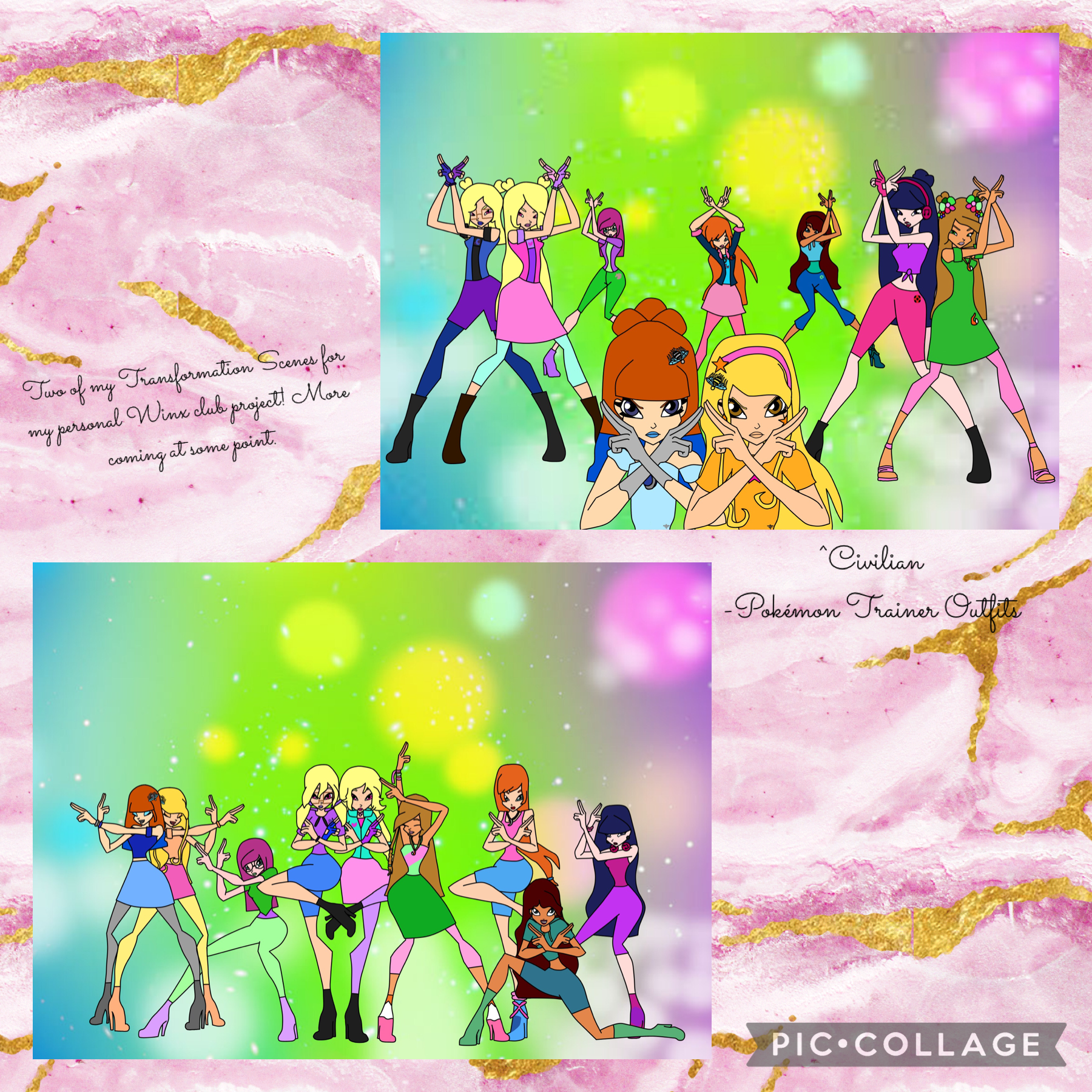 Winx Club Against the World Personal Project Transformation Scenes 