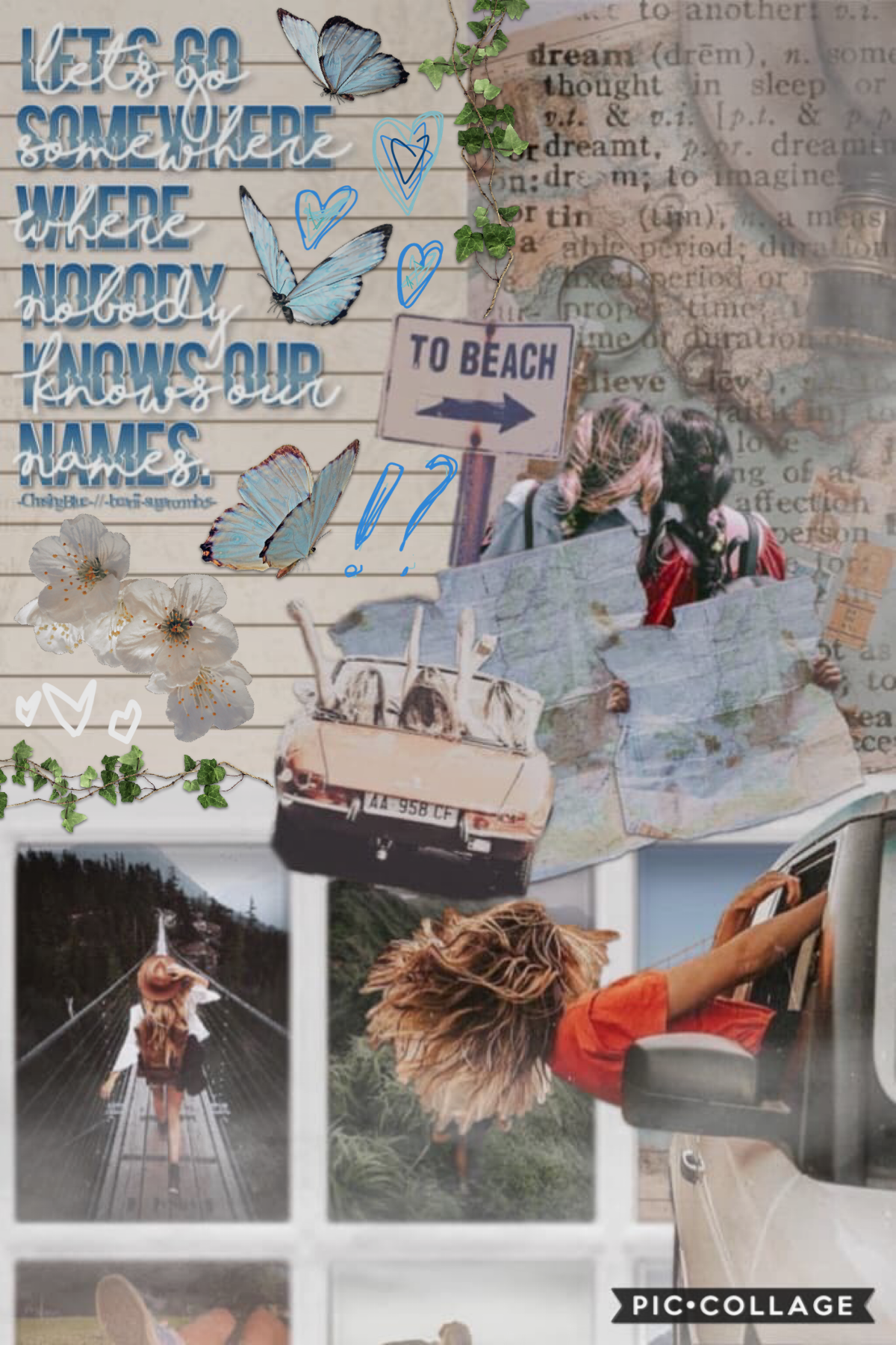 💖19/dec./2021💖-tap-
I collabed with the amazing n talented collager -ChasingBlue-!! Creating this wonderful wanderlust collage with -ChasingBlue- was absolutely a fantastic experience! I did the bg and -ChasingBlue- stunningly did the beautiful blue text!