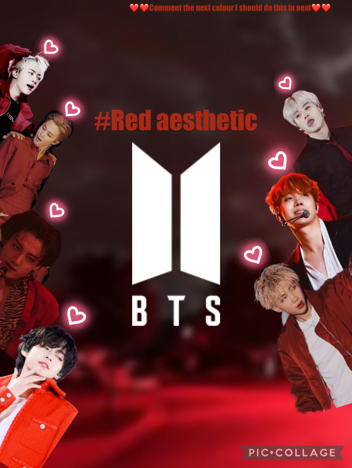 Tap
# BTS red aesthetic 