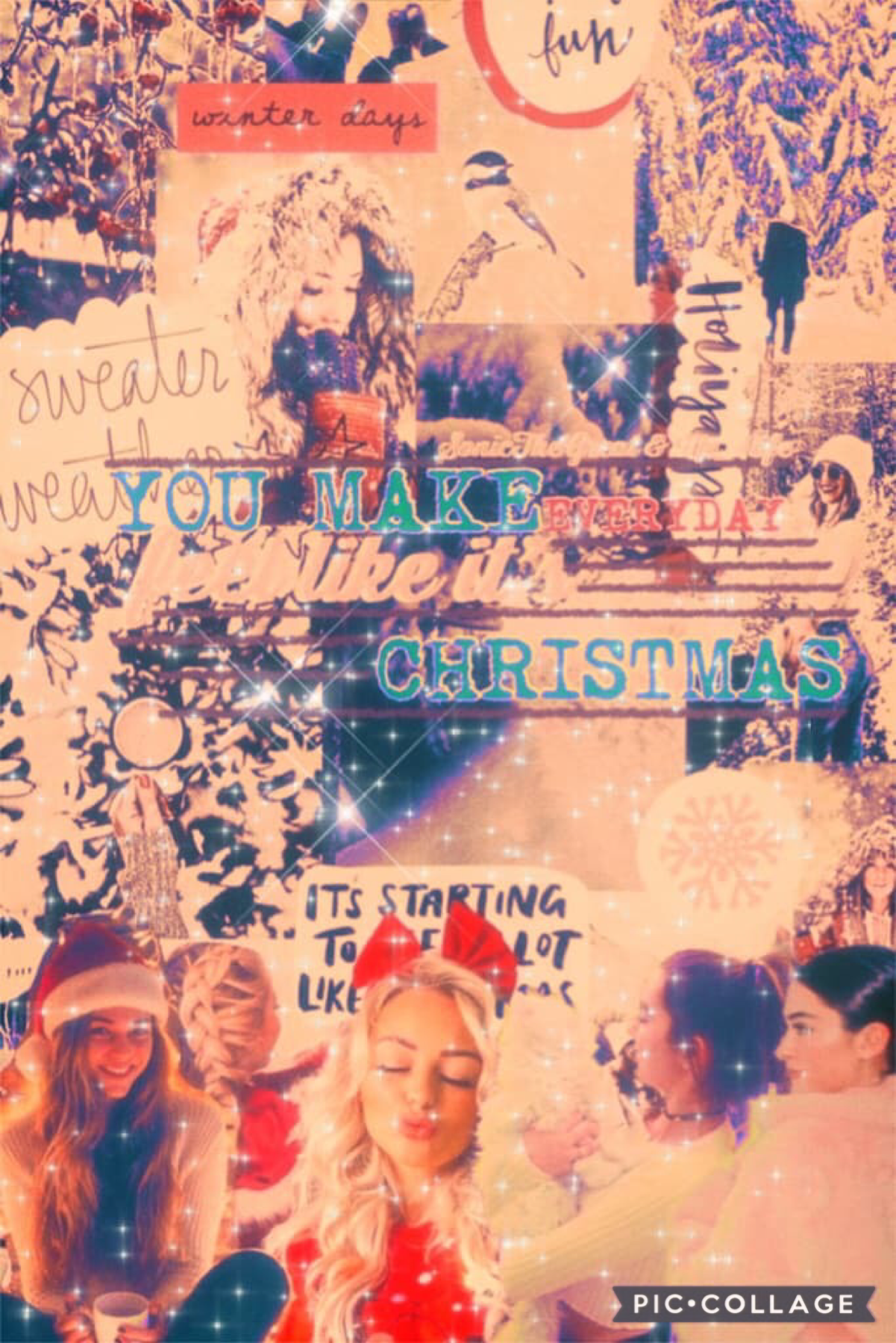 🎄💙✨tap✨💙🎄
Christmas collab with my amazing friend @Me_4life! She made the bootiful bg, effects and overlays and I made the text! It says “You make everyday feel like it’s Christmas”, inspired by Jonas Brothers!