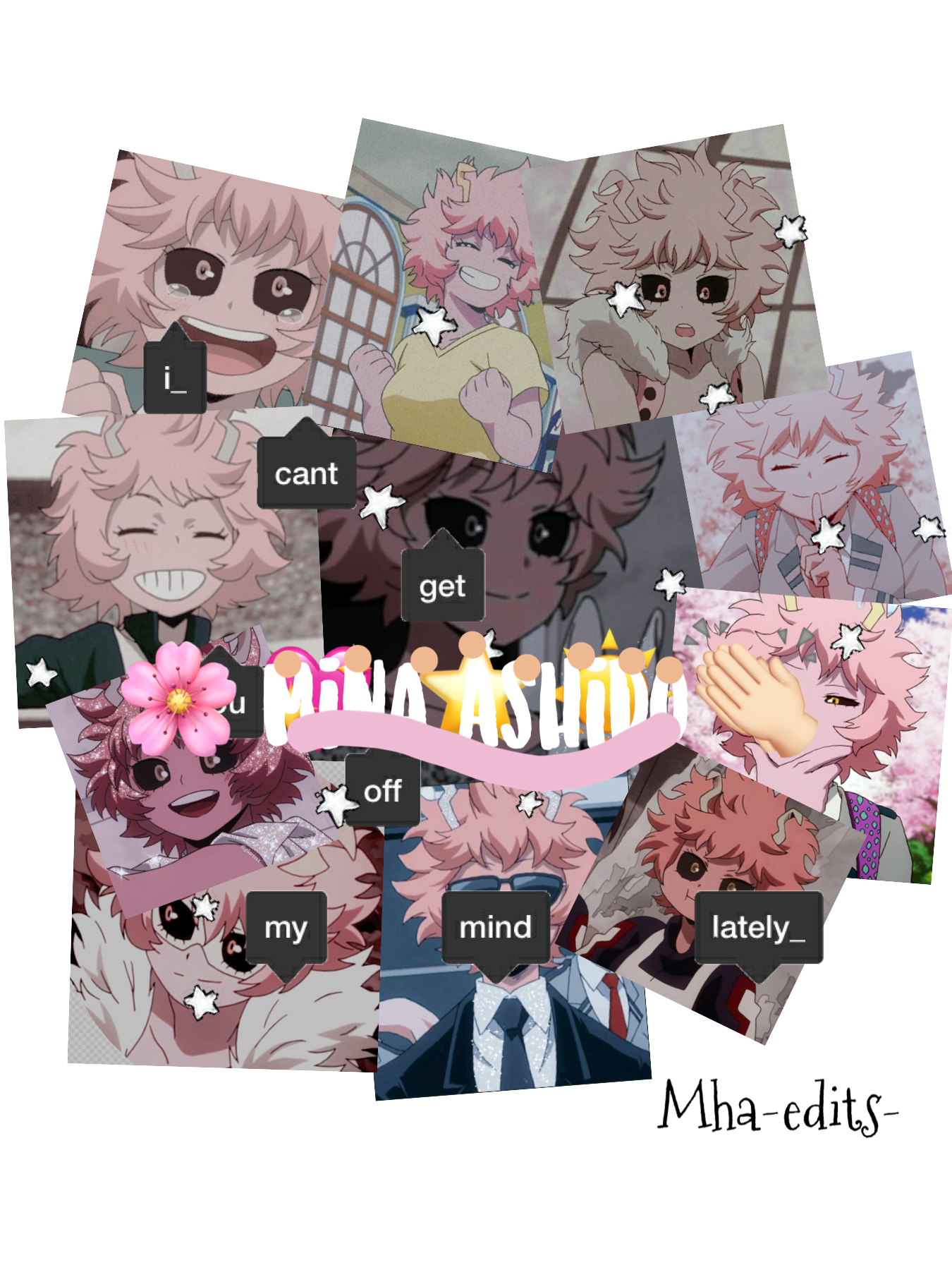 (⭐️tap👏🏻)

Mina ashido☀️🙃💗
She’s so bubbly and that’s what I love about her😙