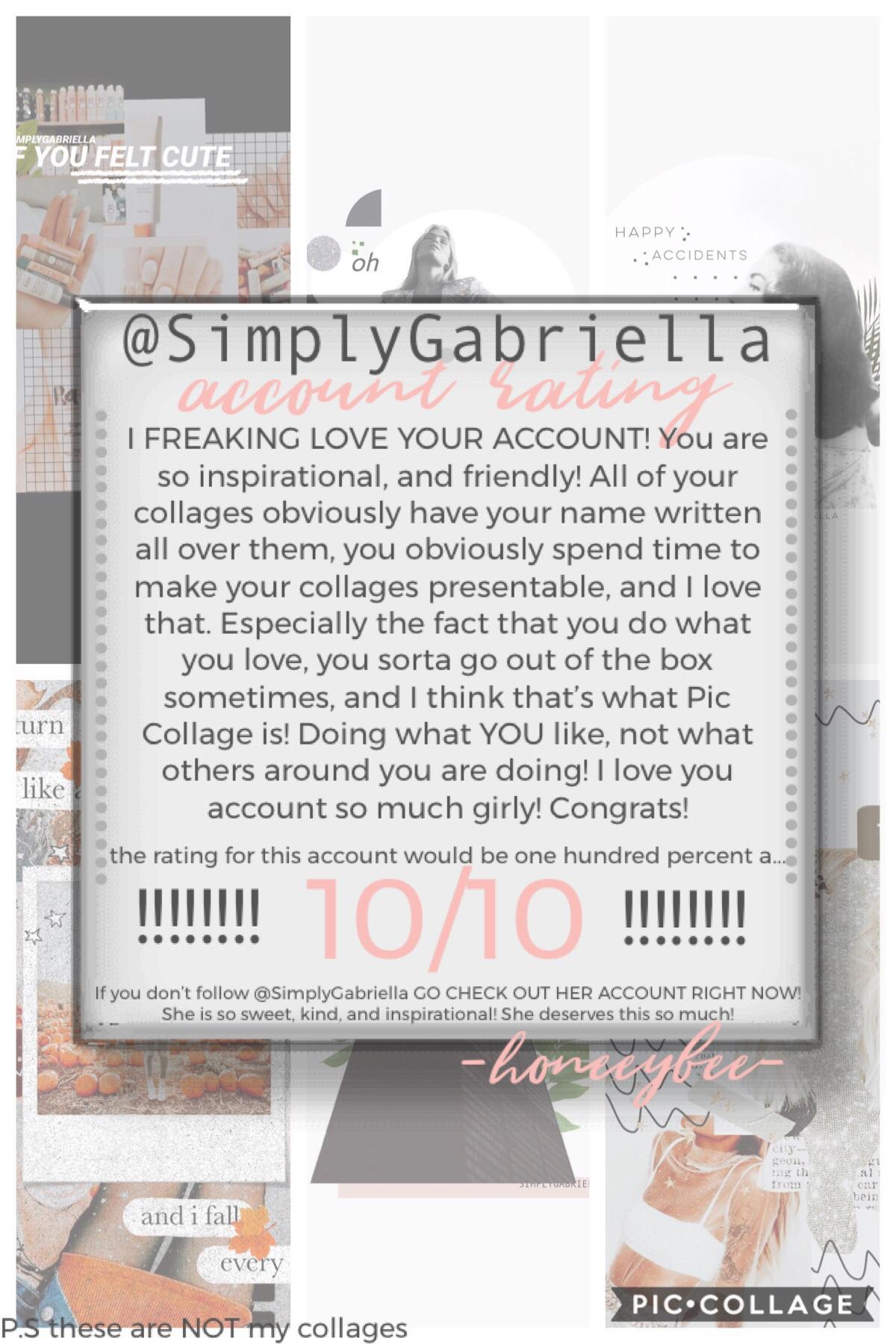 @SimplyGabriella

Make sure to go follow this girl RIGHT NOW! (She was the winner to my contest of animals >)