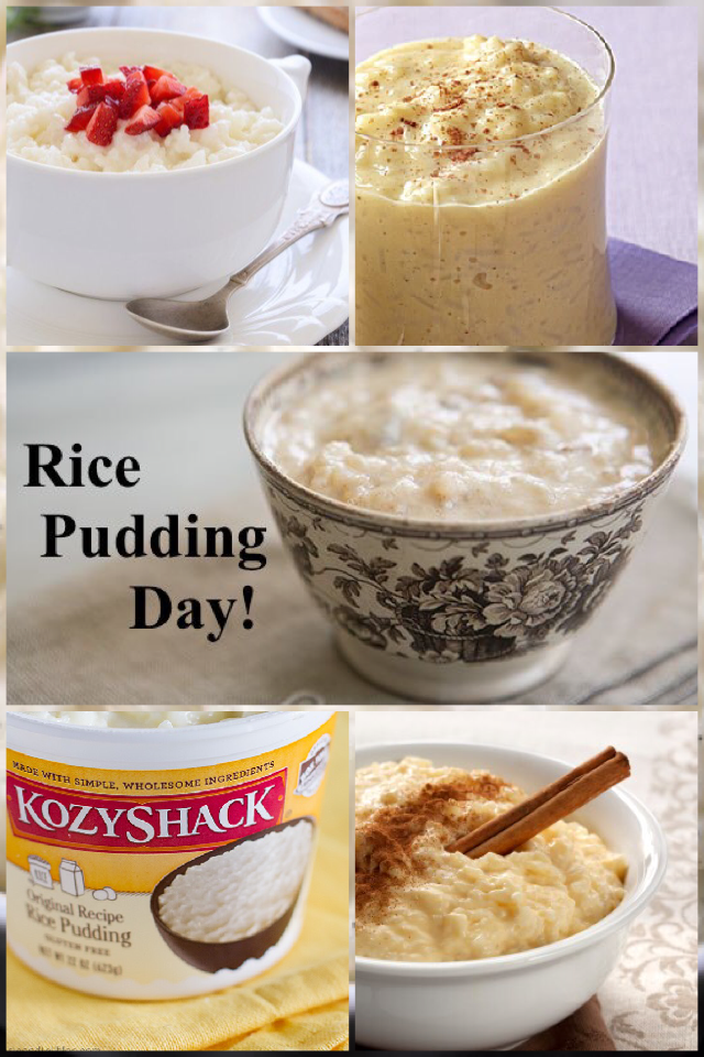 Rice Pudding Day 