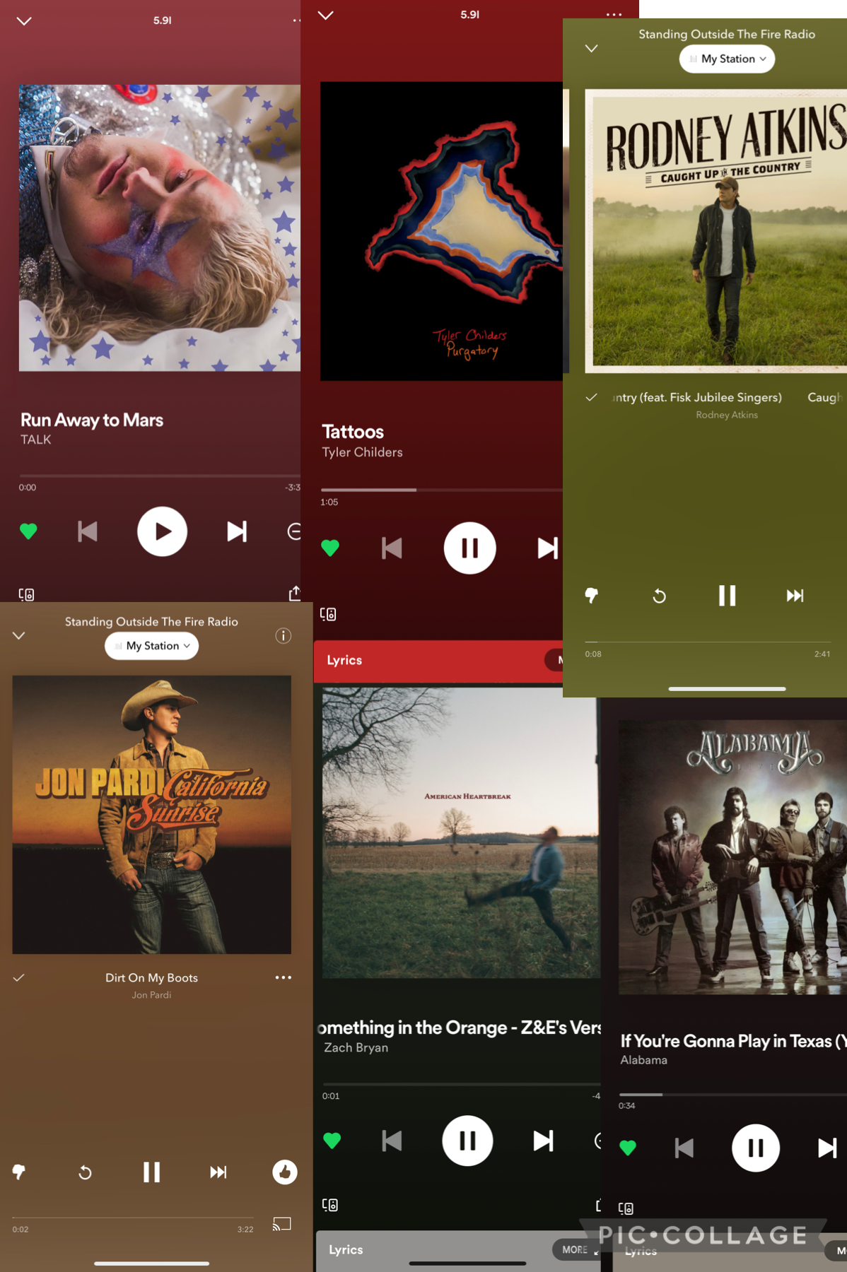 Favorite country songs 