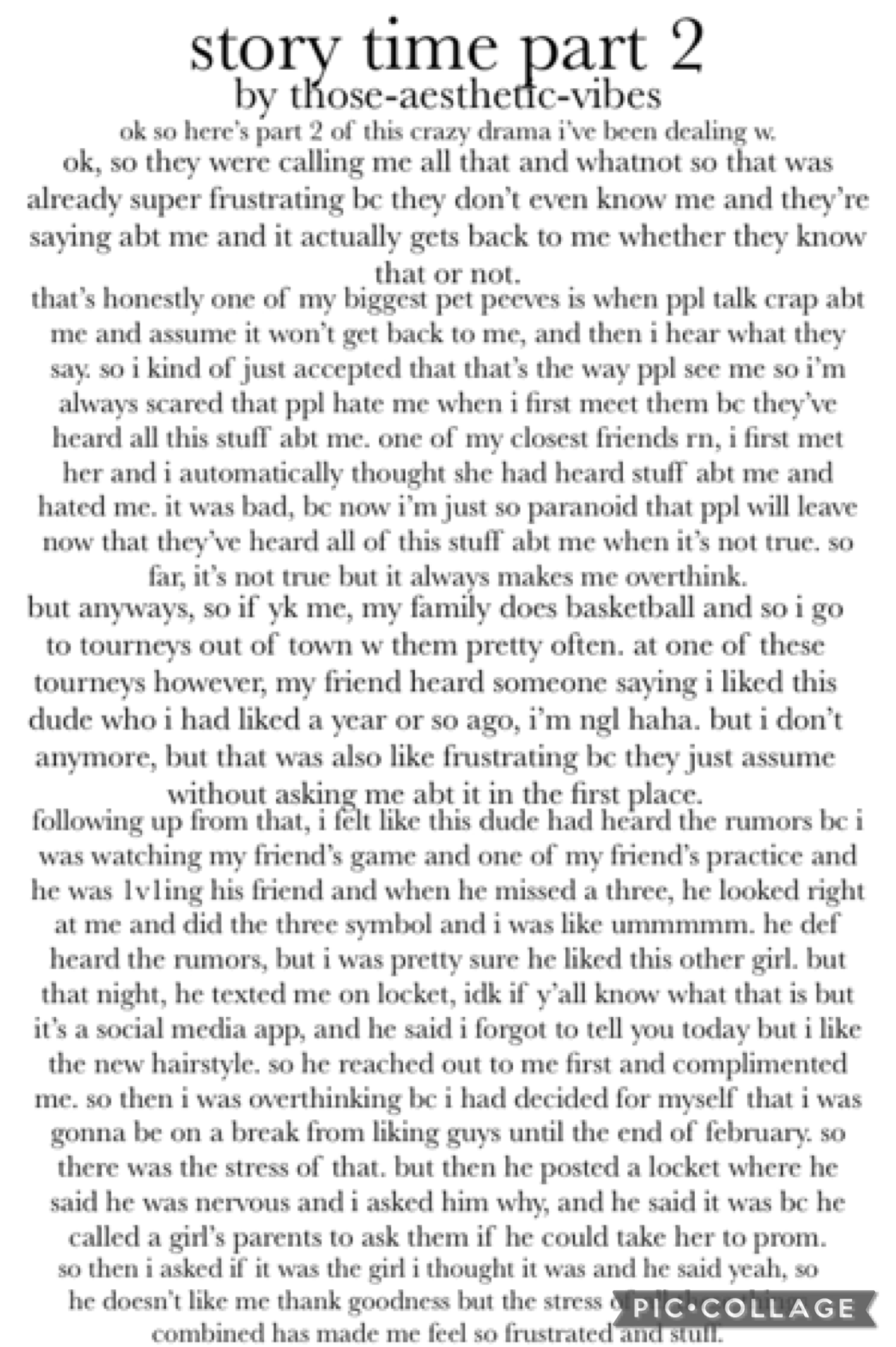 story time part 2
here is the last part! sorry it’s so blurry, i had to take a ss bc it wasn’t posting. but feel free to reach out to me if you hv gone through some of this bc i’d love to talk you up abt it!