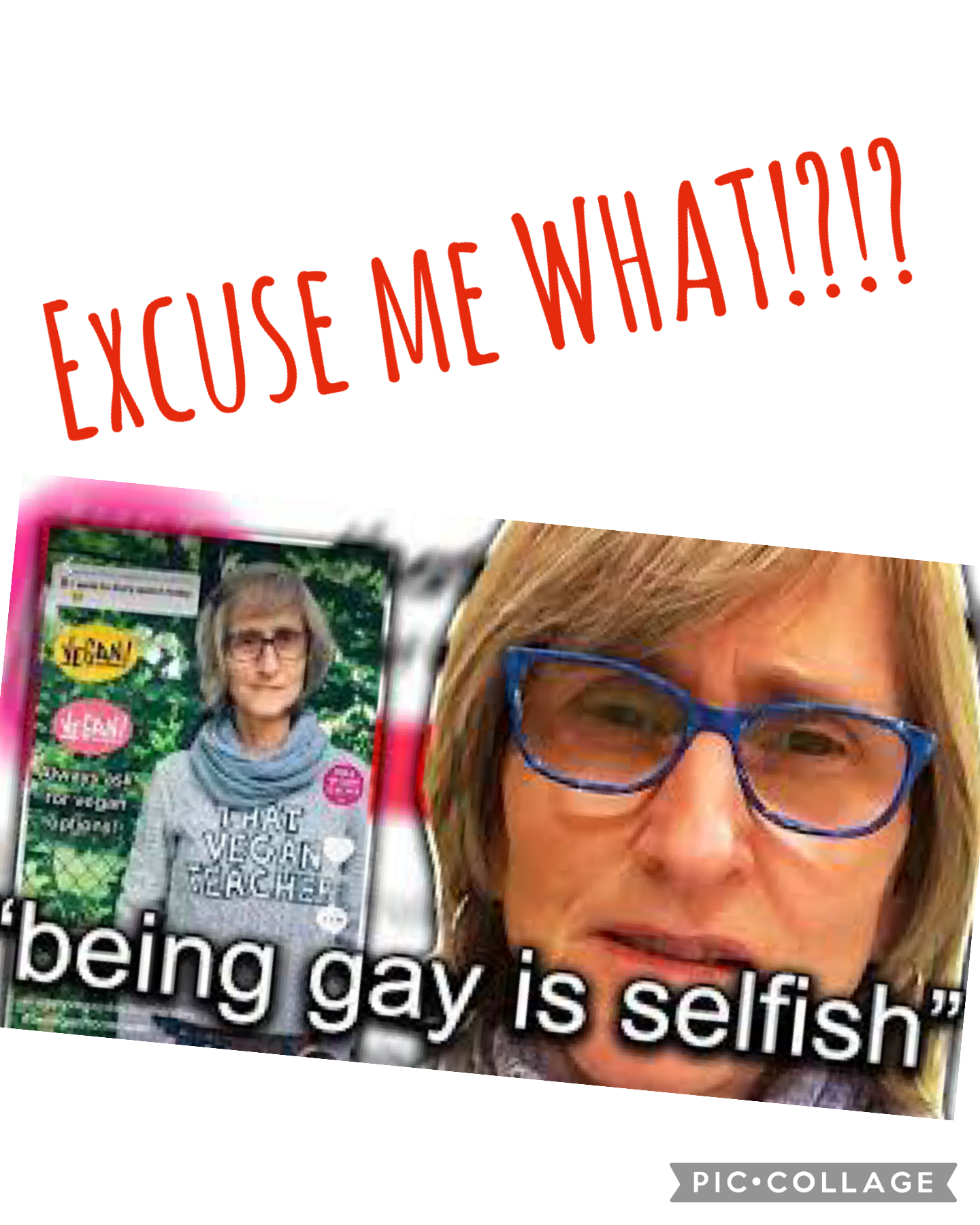 BEING GAY IS NOT SELFISH!!!!!