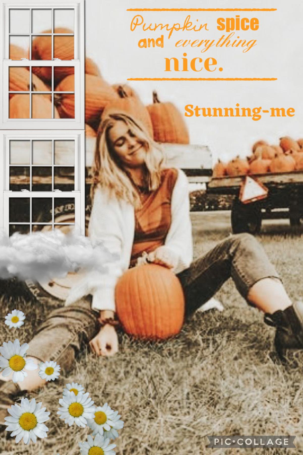 autumn themed collage