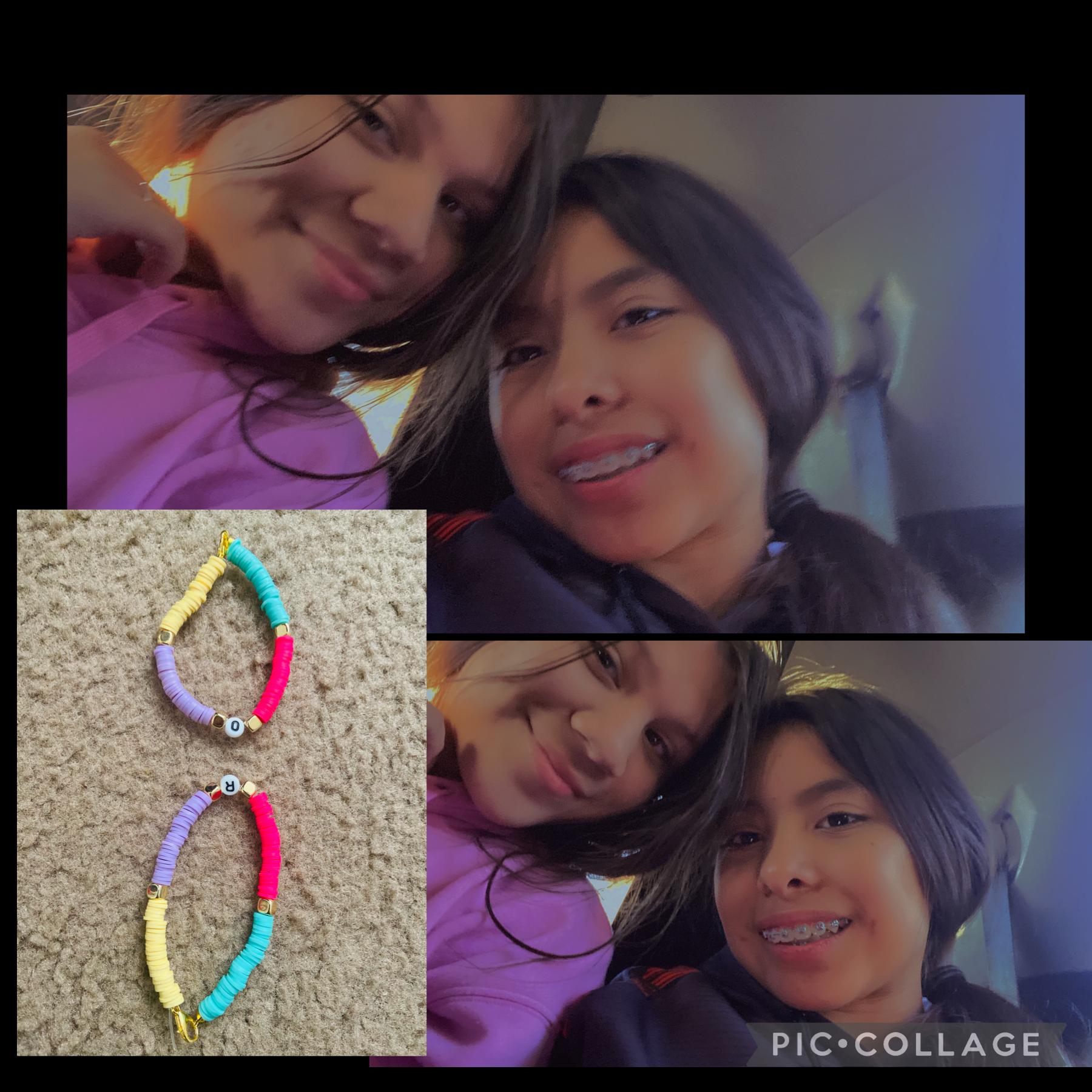 Went to my bsf house today we had fun and we made clay bead braclets