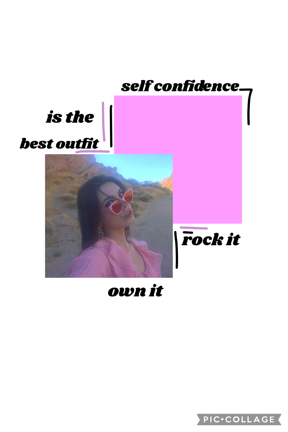 have confidence! I believe in you <3