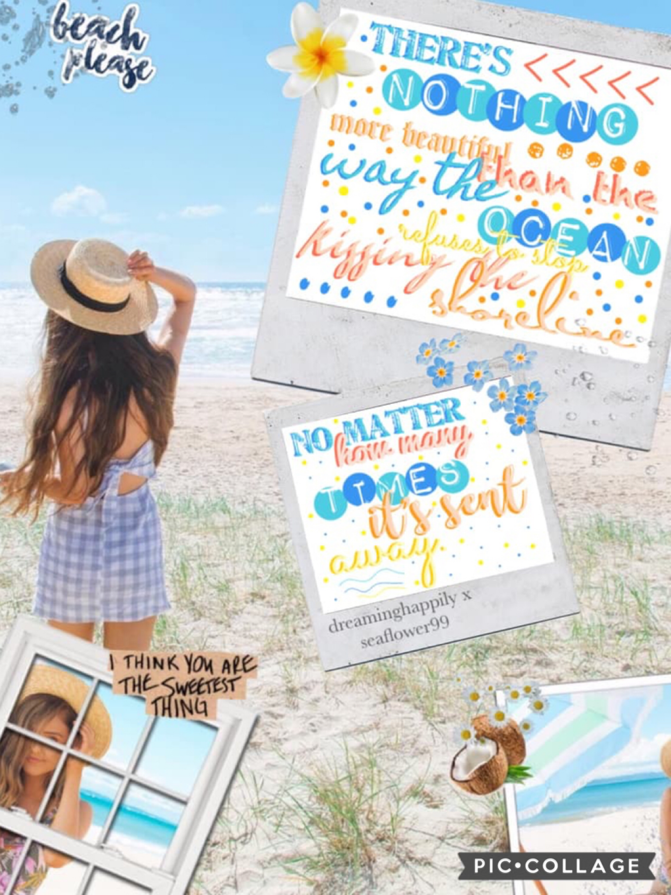 🥥Tap🥥 
5/2/22
This is a collab with the wonderful dreaminghappily, she is so amazing! I did the bg and she did the amazing text! I just went on a trip with my family to Hawaii it was so much fun! Beach’s or Pools? Aotd: Beach’s 🏝🏖