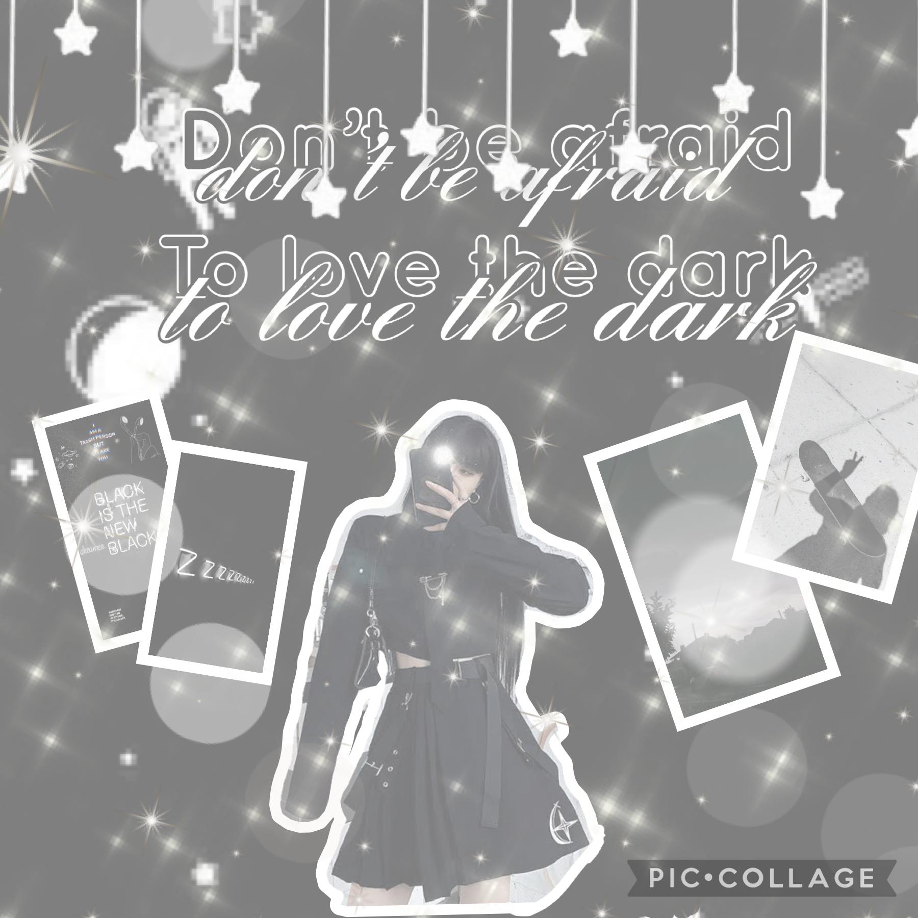 🖤 TAP 🖤
Don’t be afraid to love the dark! A suggestion for a black collage.