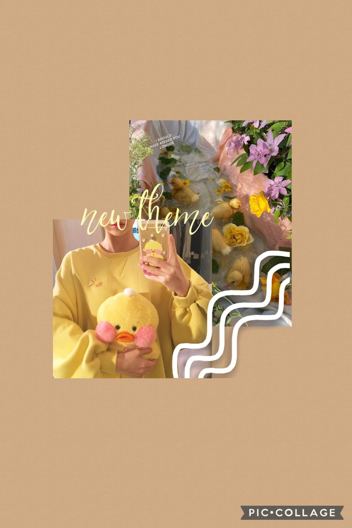 💍tap!💍
im doing a new random theme, not rlly related to ducks but im gonna be very free. this theme is just gonna be abt my feelings at the time i make them.