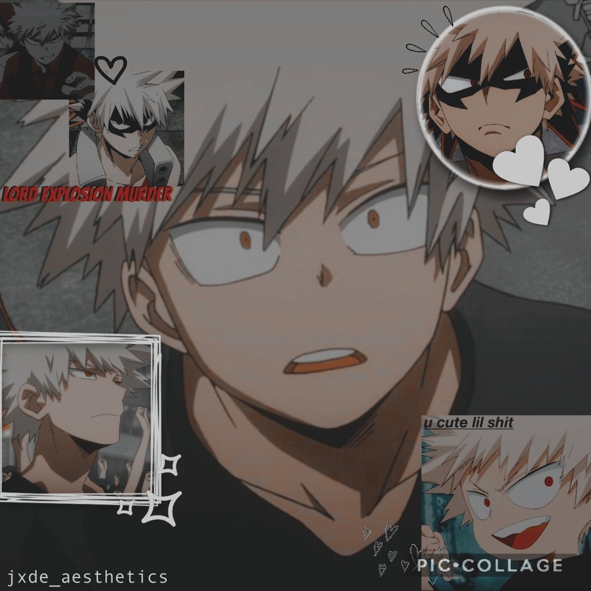 🔥tap💣 hello guys! how you doin? here is a very simple bakugou collage anyways bye byee  have a great rest of ur day night or evening!