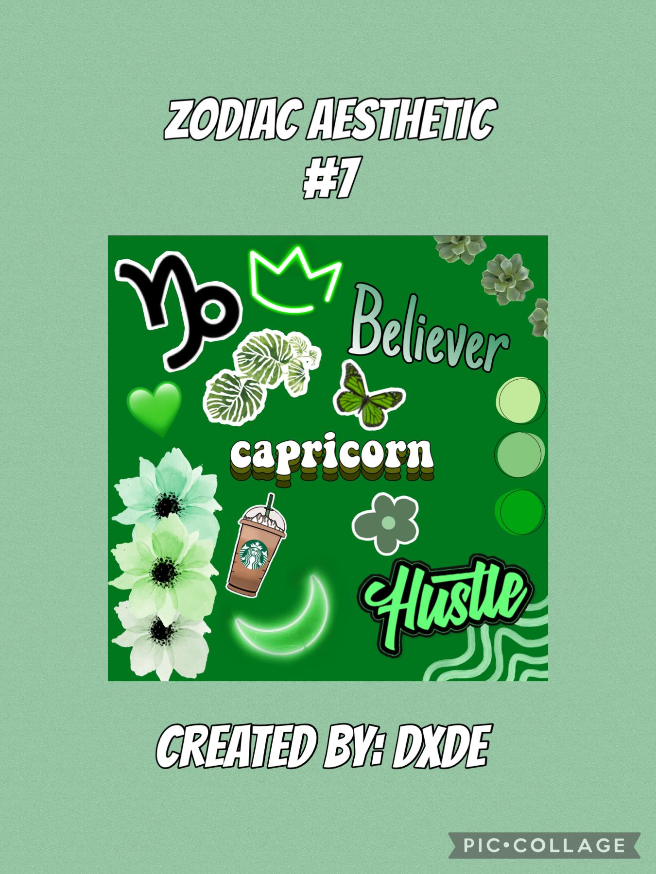 Enjoy this Aesthetic, Different Zodiacs coming soon! #capricorn♑️