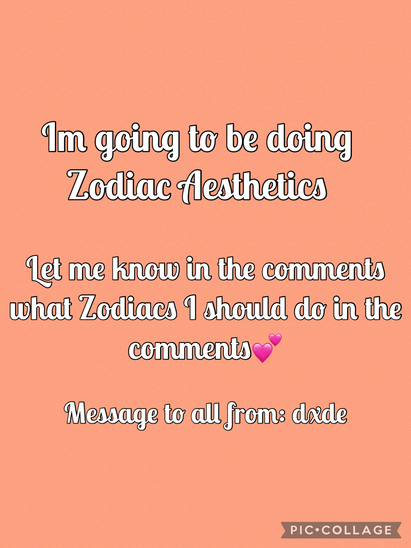 Please let me know what zodiac aesthetics I should do in the comments💕…