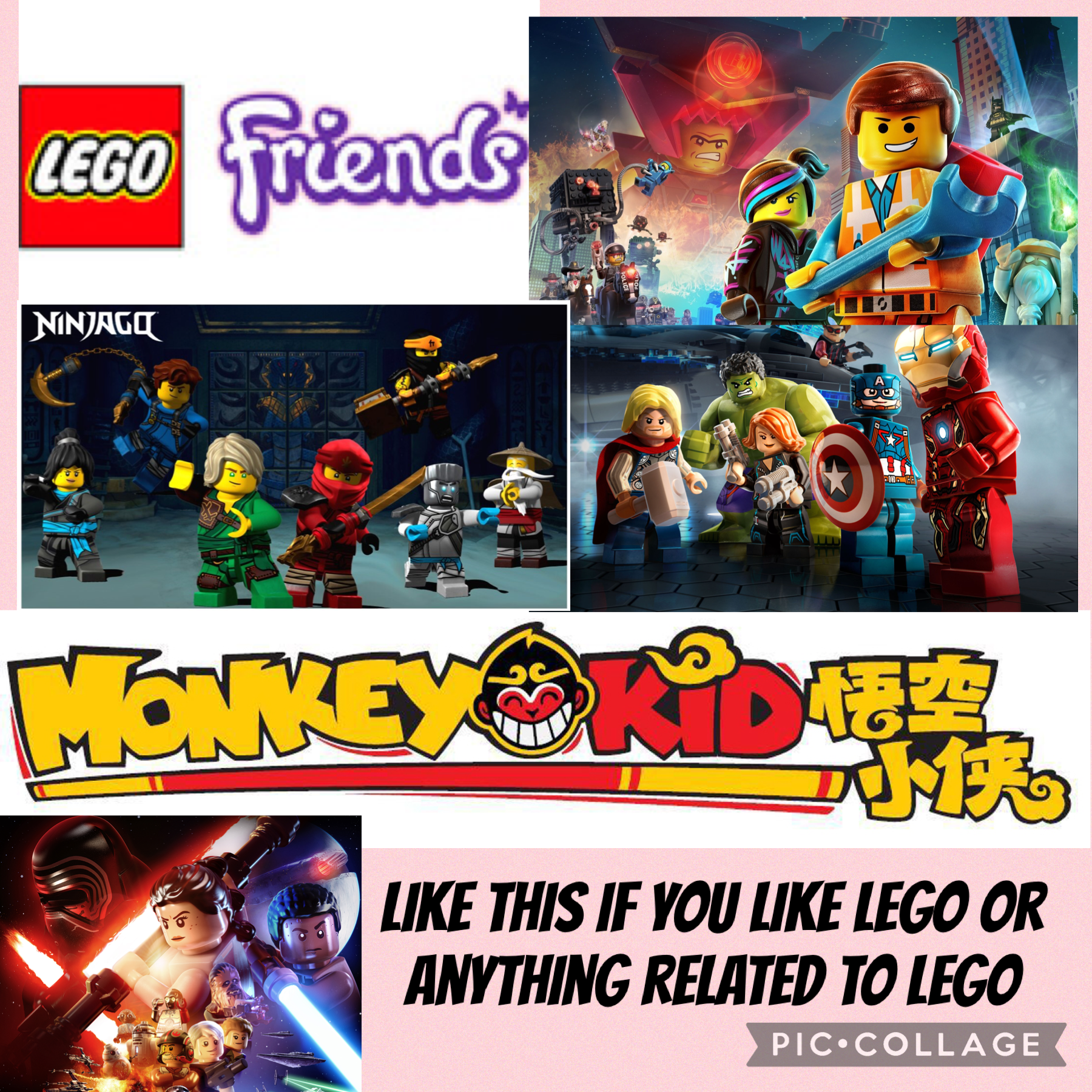 If you like LEGO, please like. 