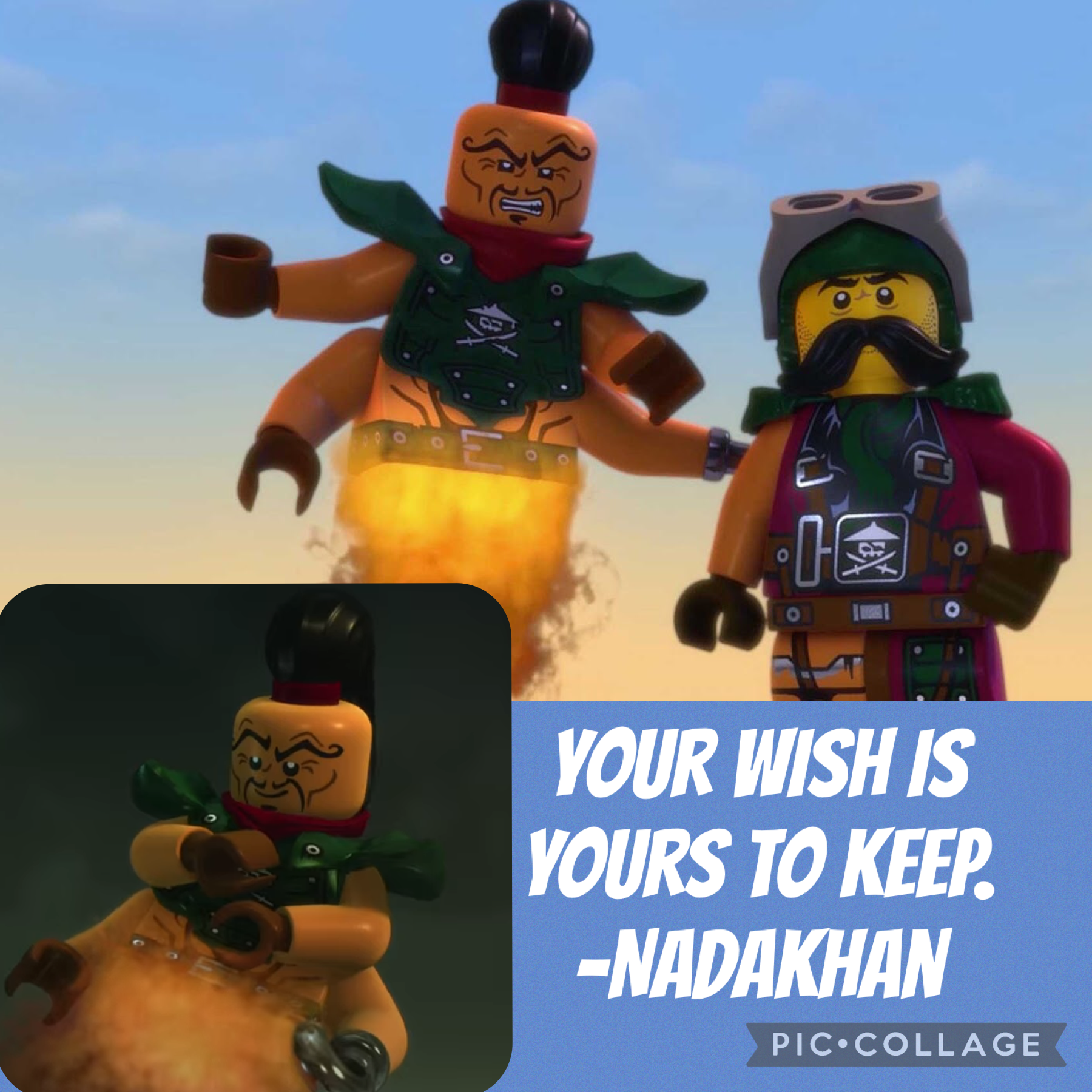 “Your wish is yours to keep” -Nadakhan

Isn’t he right? Don’t wish it all away. 