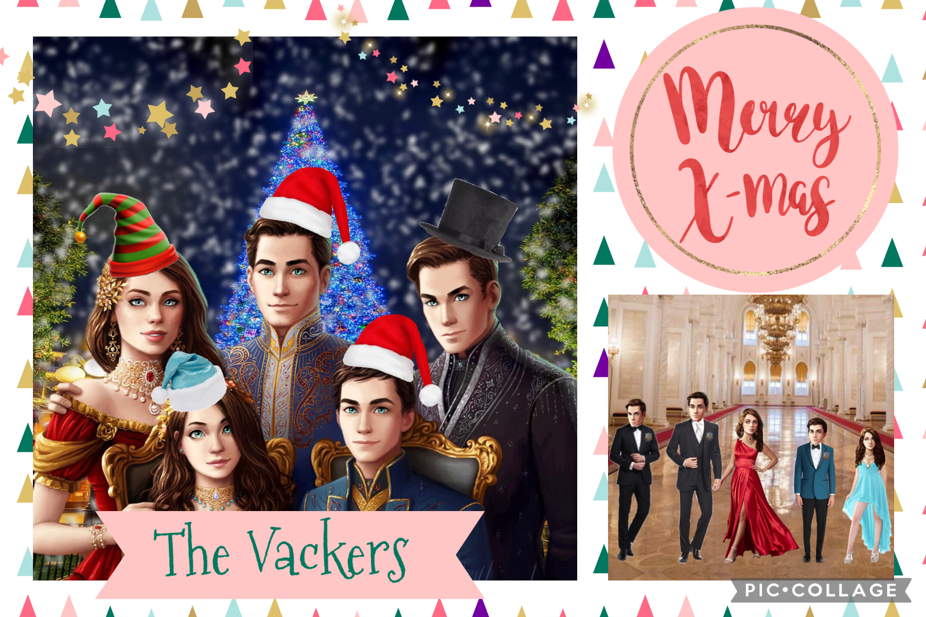 Merry Christmas, from the Vackers! #kotlc #thevackerfamily #thevackers (The Ruewen family coming soon!)