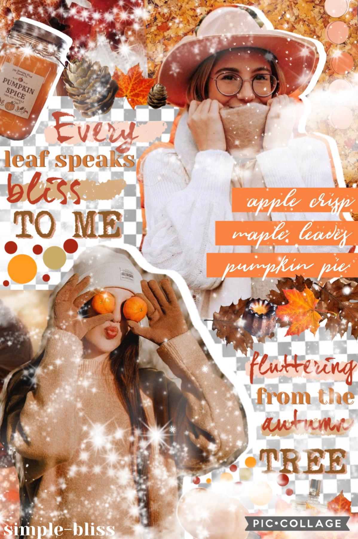 🍊10•4•22🍊(TAP)
Hiiii I’m so sorry this post is a little late! 
I’ve come down with a cold and my nose is just so stuffed up 🤧
Anyway, hope you’re staying cozy! Fall is sooo pretty!
QOTD: Fav fall thing?
AOTD: the smell of leaves 🍁 