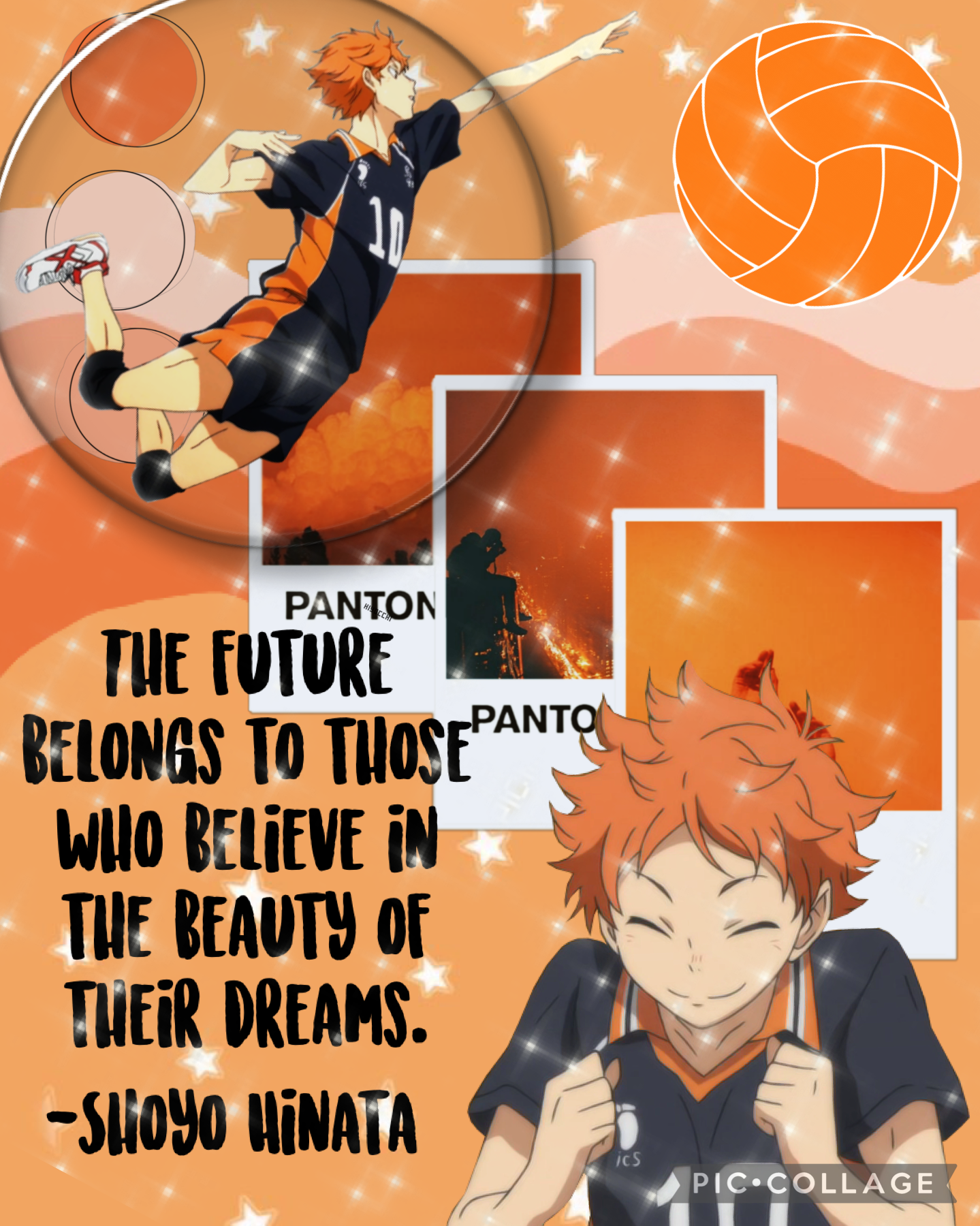 Haikyu collage! Next collage I’ll do is Ray from The Promised Neverland :) ❤️ 🍋 