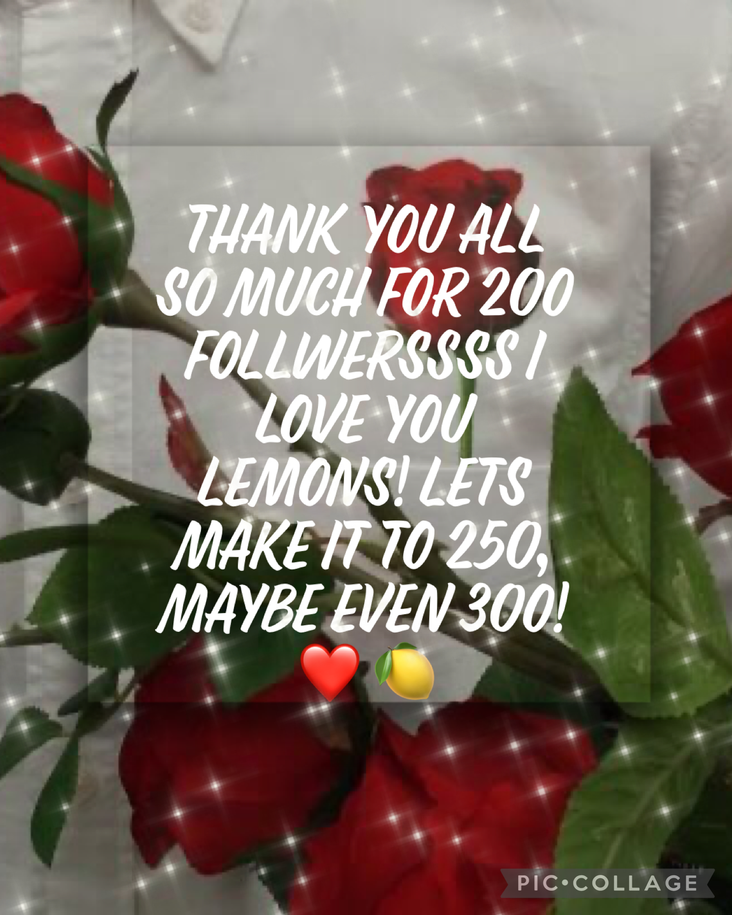 thank you all so much for following me, i’m ready for the next milestone!  ❤️ 🍋 