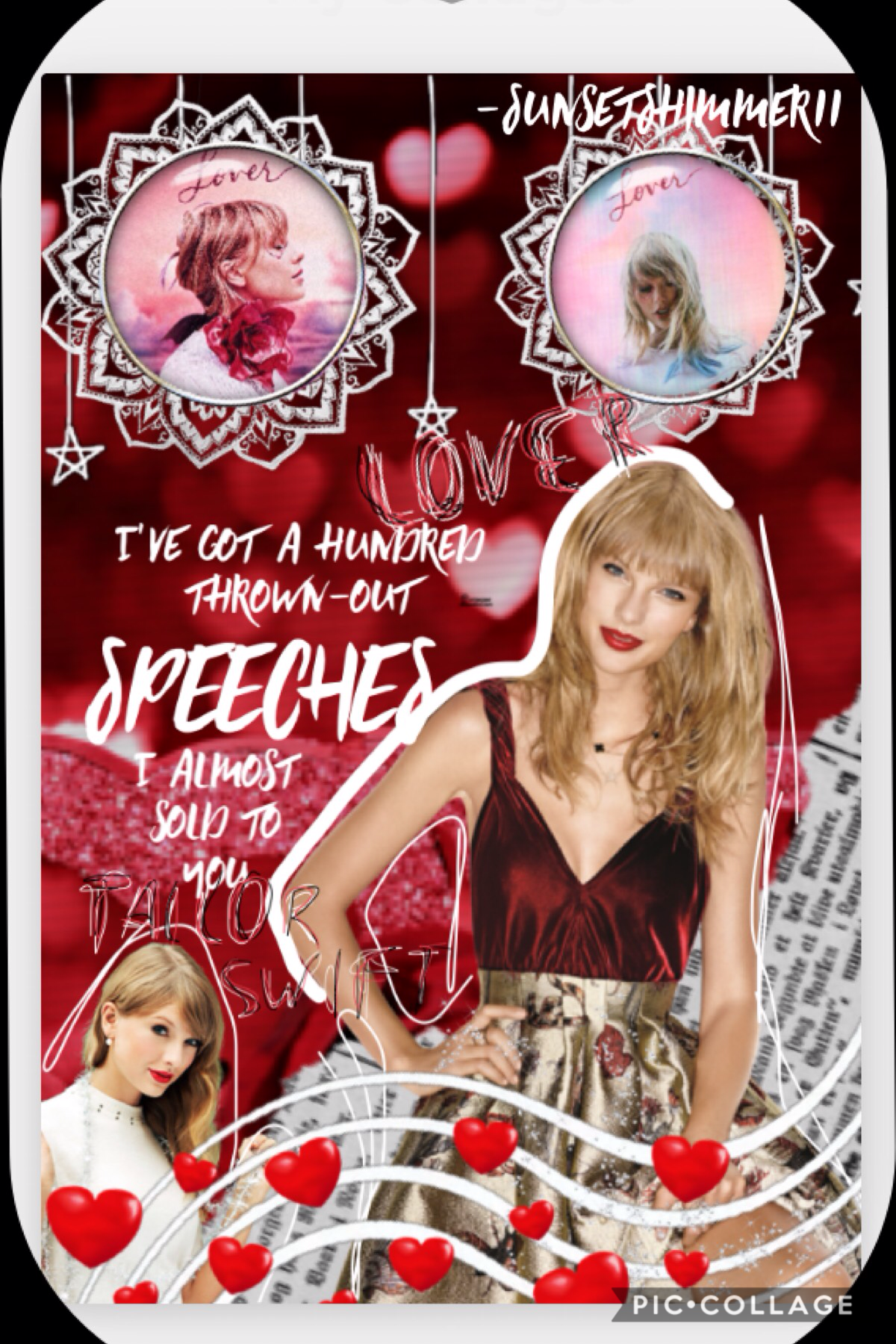 ❤️Tap!❤️
2-5-22
Hey guys!!
Lover album by Tailor swift
❤️collage for Kittycat2008's conetest❤️