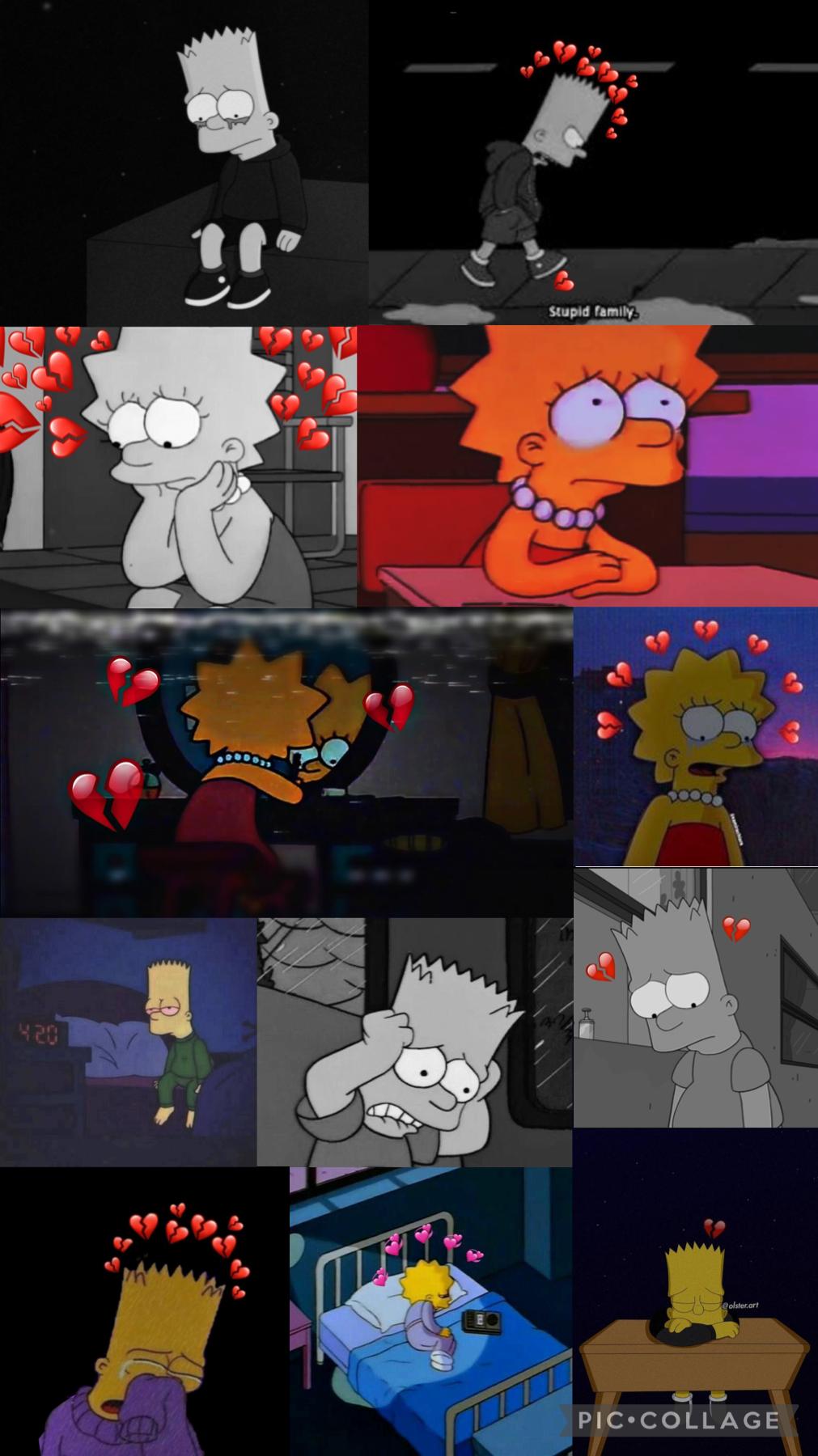 🖤💔🥺!The Simpsons sad!🥺💔🖤