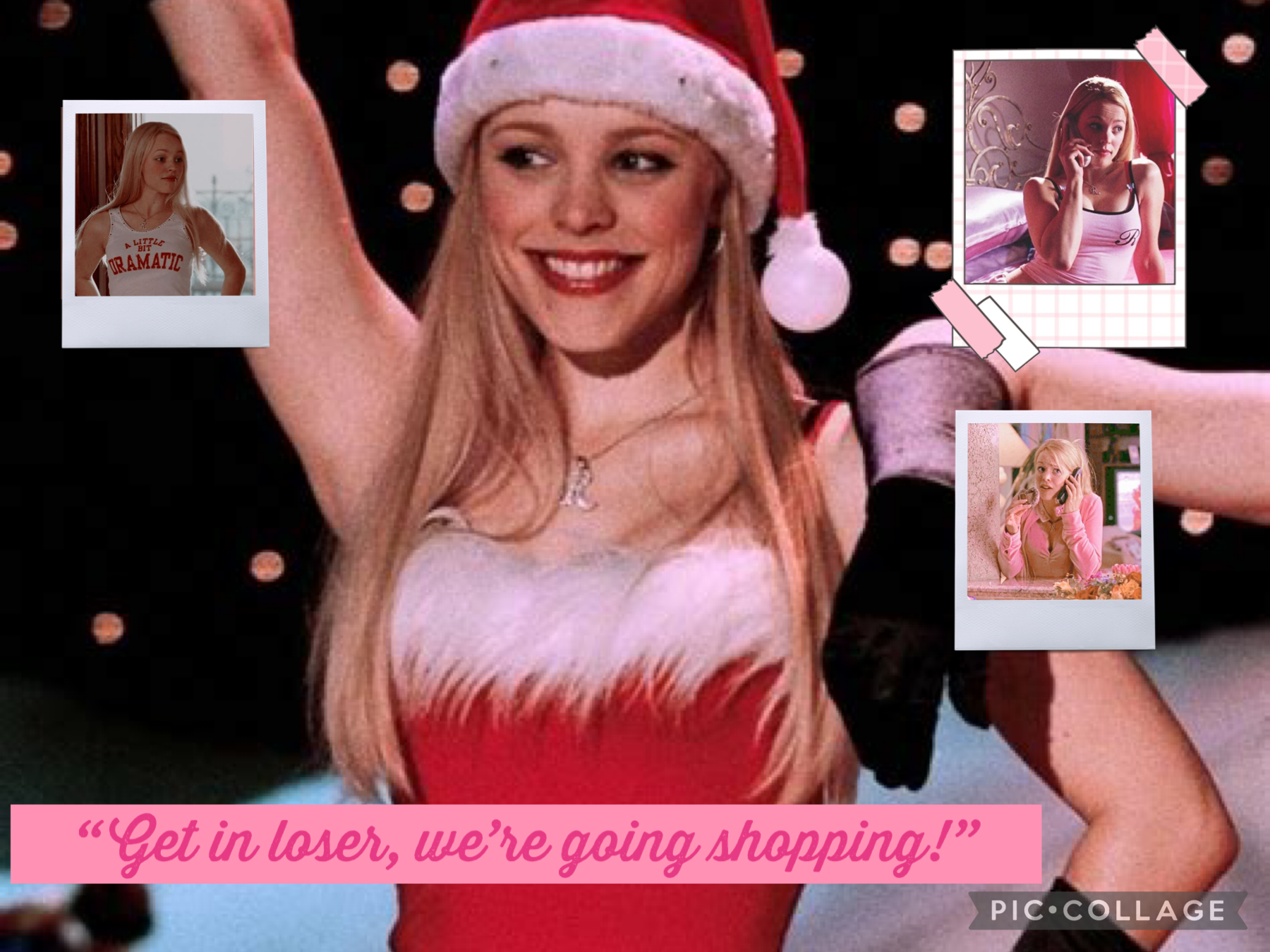 Tap me!!
Sorry it’s been a while guys…. I’ve been really busy!!! I’ve finally completed my Regina George collage and I hope u enjoy! My collection of Mean Girls is complete!