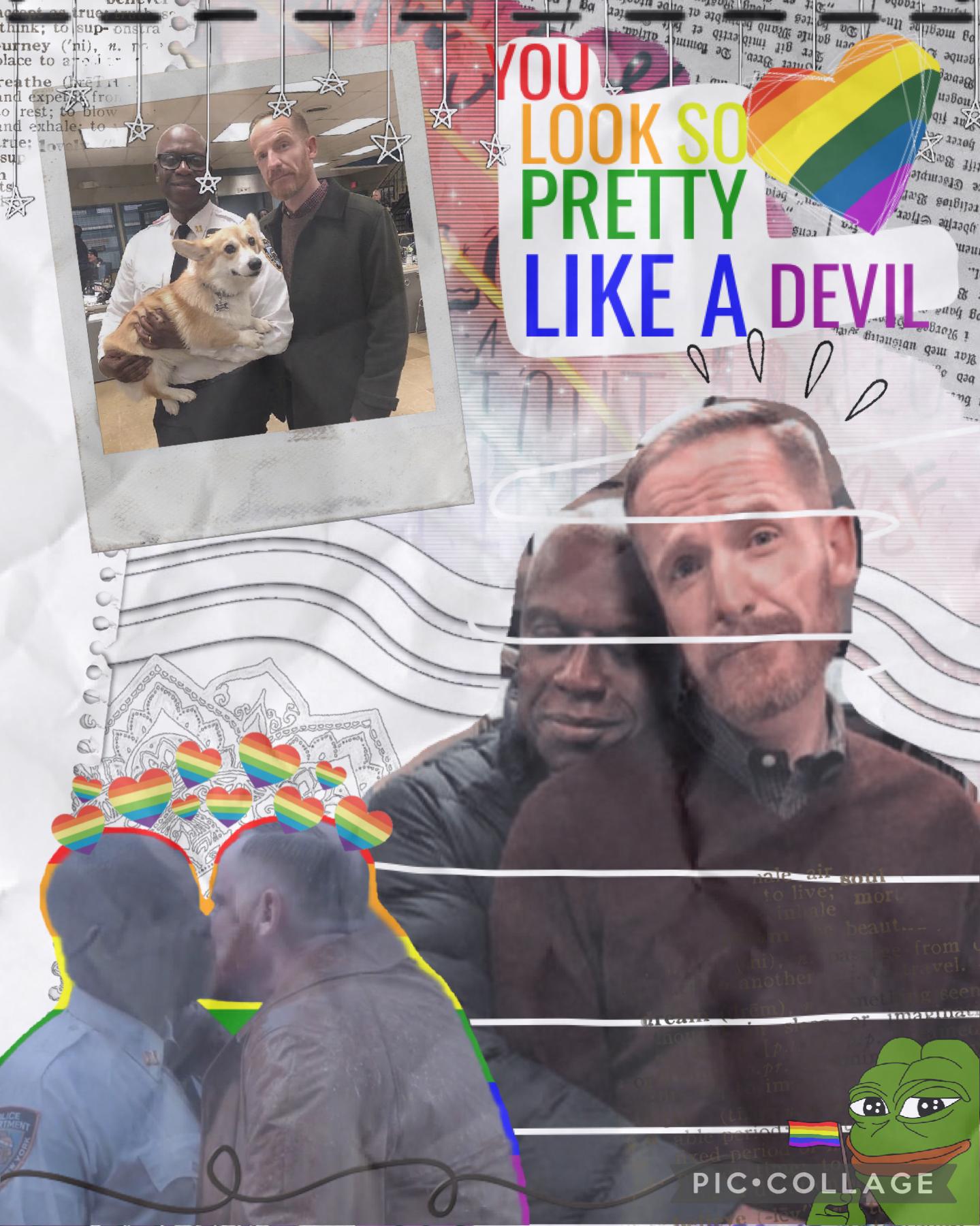 ❤️ TAP 🧡
💛 Brooklyn 99 aesthetic! 💚
💙 i used the Characters Kevin and Raymond bc they are husbands and i love them 😍 💜
❤️ i was gonna wait till pride month to post this but too late now! 🧡
💛 ilysm 💚
❤️🧡💛💚💙💜