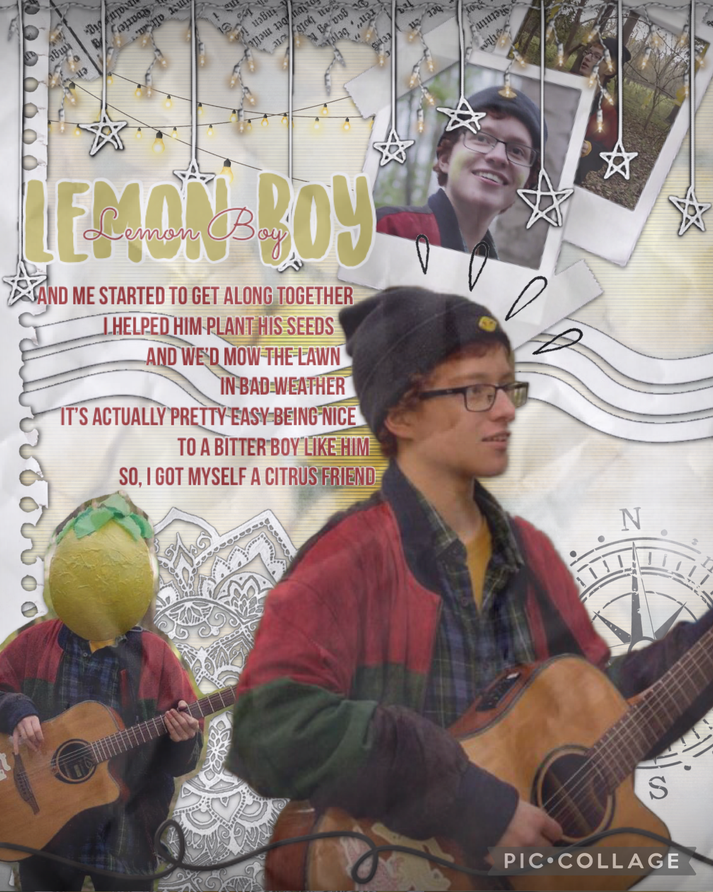 🍋 TAP 🍋
🍋 Cavetown Lemon Boy Collage!! 🍋
🍋 im thinking about doing a mood board series… would u guys be into that? 🍋
🍋 my dad asked me how i slept last night and i said “idk i was sleeping” 🍋
🍋 QOTD- favourite album? 🍋
🍋 AOTD- Sleepyhead by cavetown!! 🍋
🍋