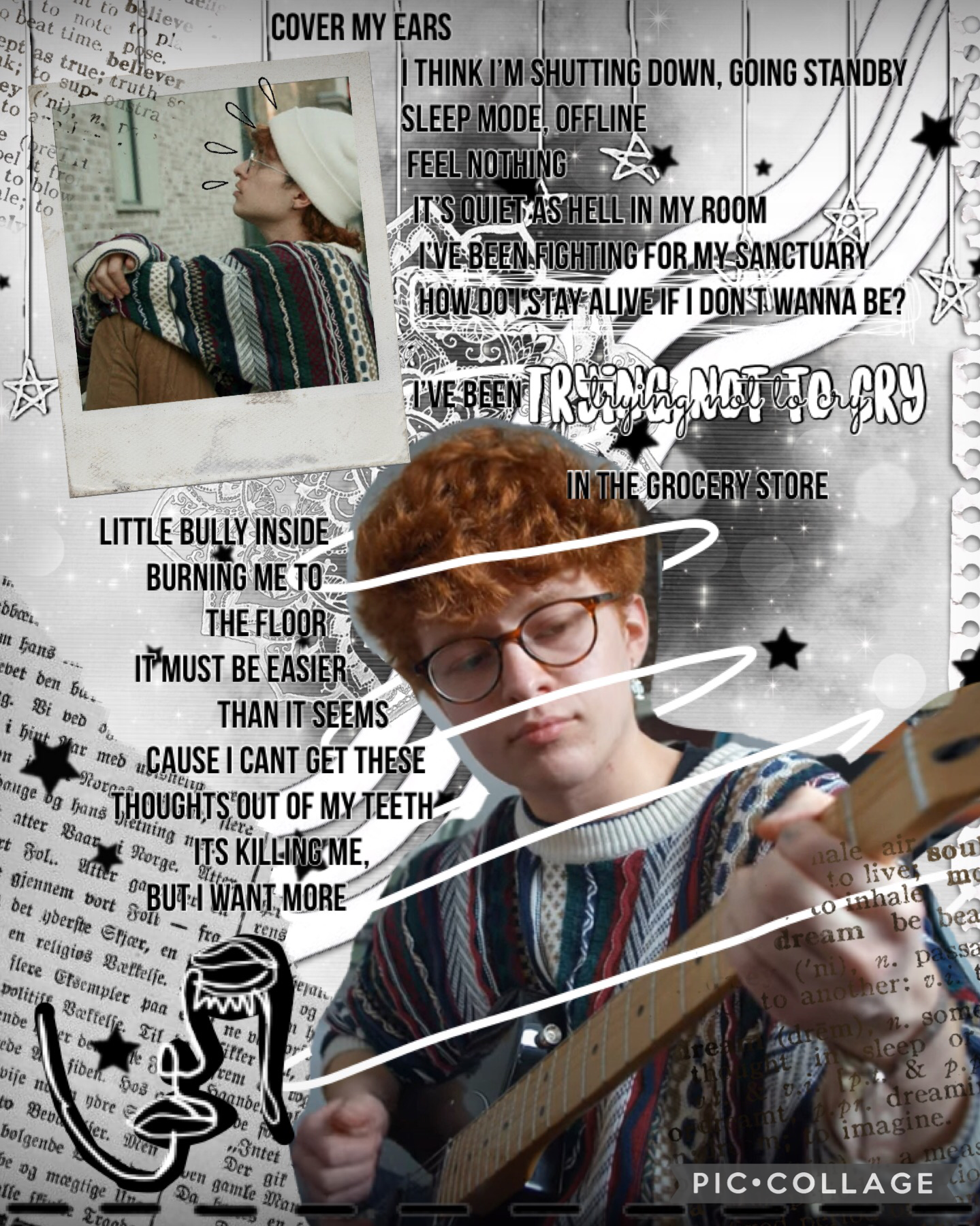 🖤 TAP 🖤
🖤 Cavetown Trying Not To Cry aesthetic 🖤
🖤 this was a vent bc life sucks rn 🖤
🖤 im binge watching B99 🖤
🖤 i might see cavetown live 🤞🤞🖤
🖤 ILYSM 🖤