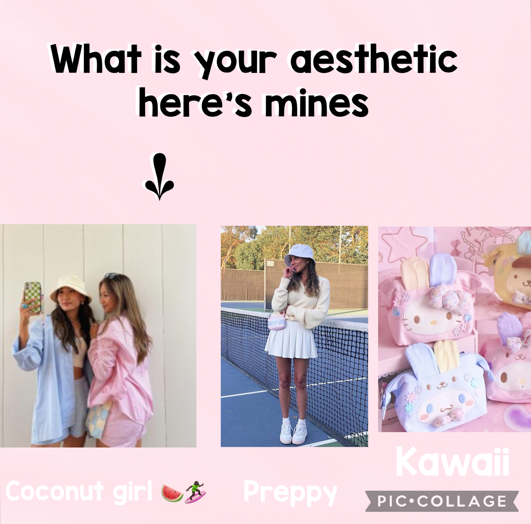 Tap🐚


Hi! I’m new and what is your aesthetic I would love to know 

Dearest: Kawaii_Kim 💌