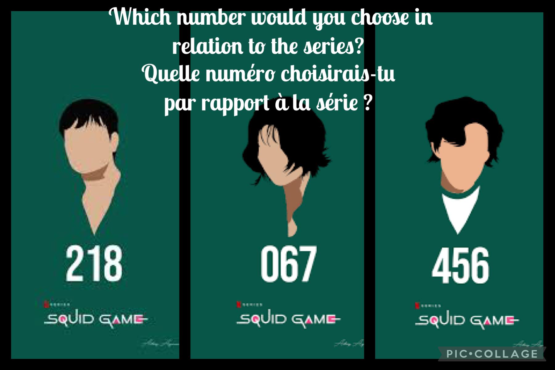 Which number would you choose in relation to the series?
