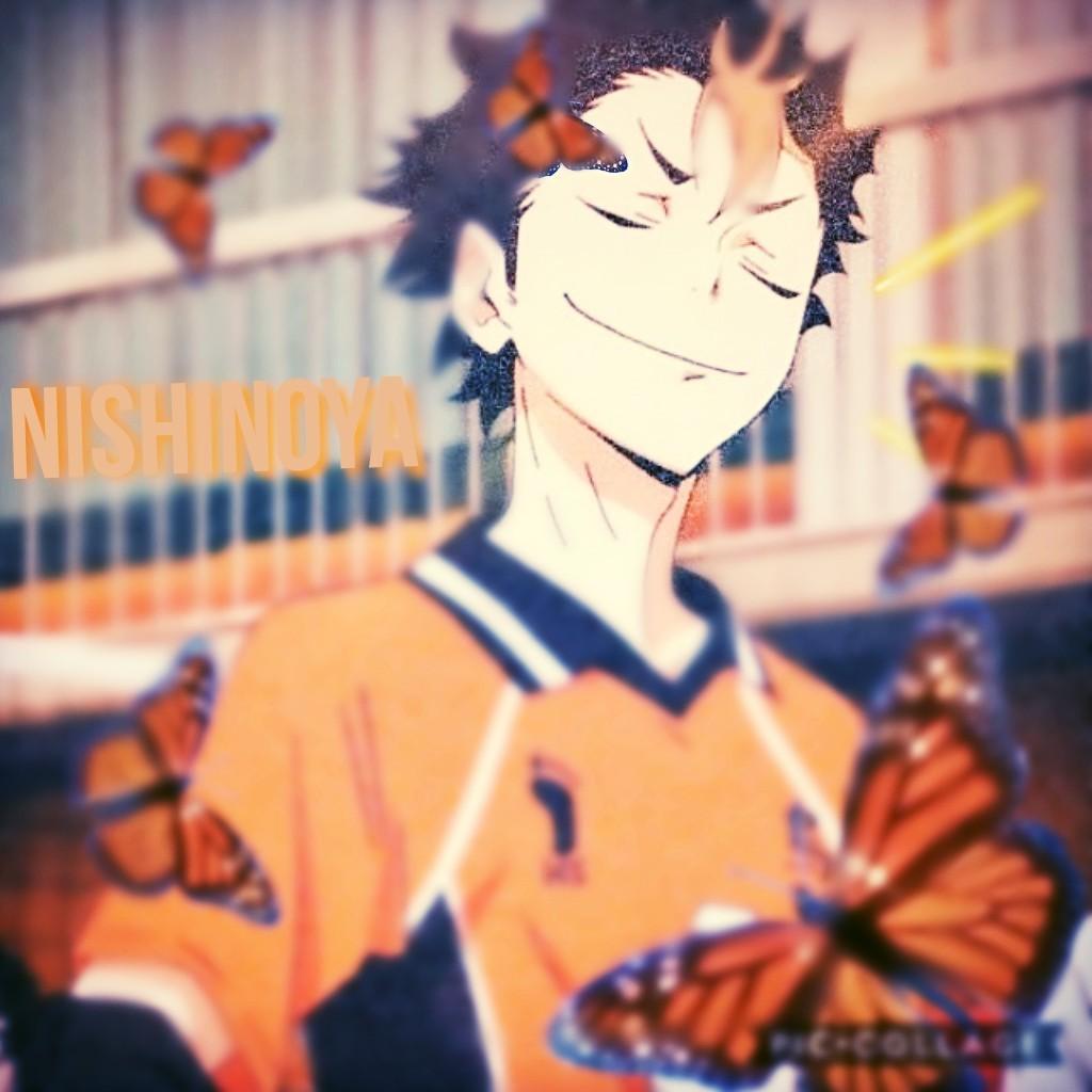 Tap
I really liked the one where I did Kageama and the butterflies so I wanted to try it with Nishinoya😅