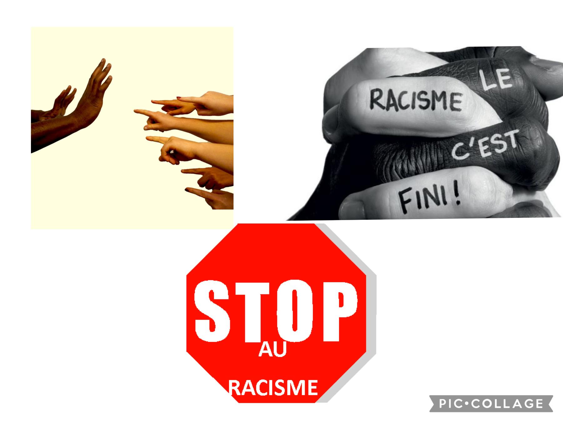 Ont dis tous STOP AUX RACISME 