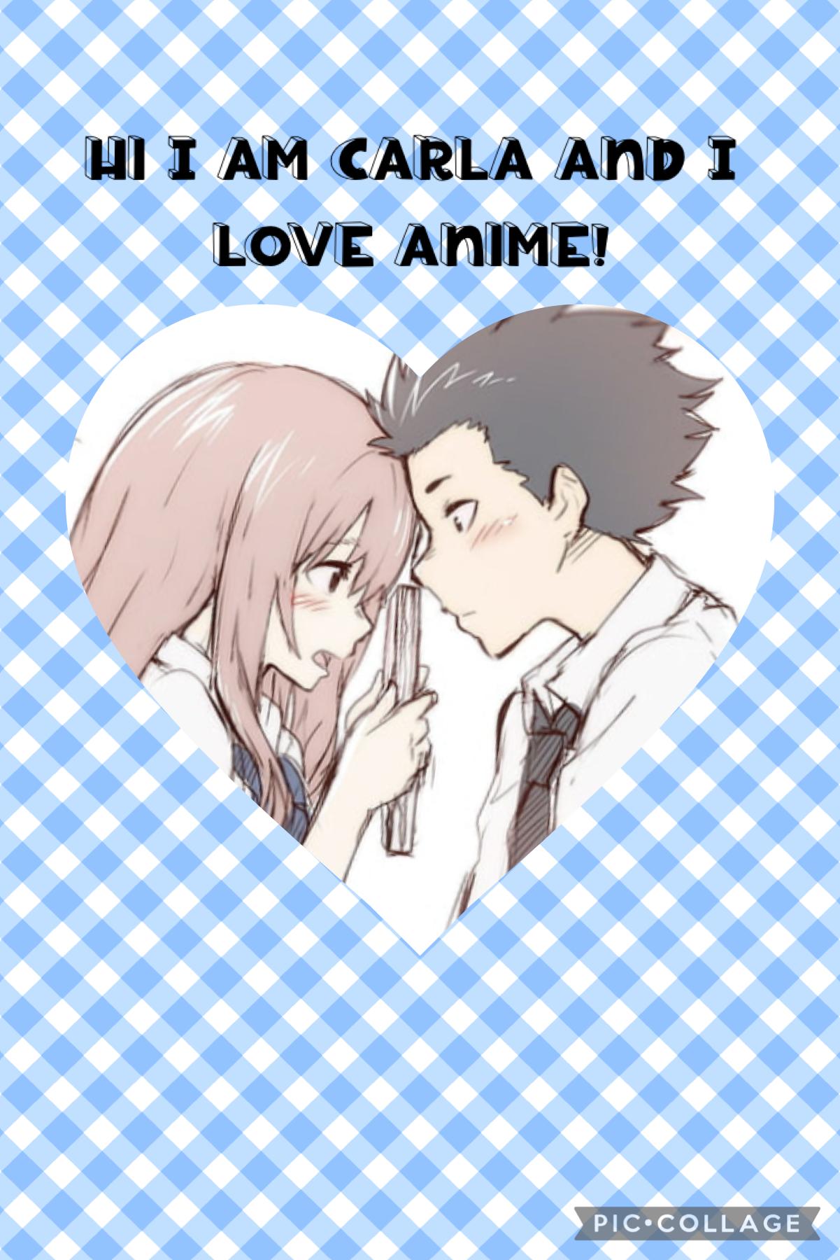 Hello,I am Carla and I love anime!

This is my first collage 

Silent voice fan art 

Carlablocks 