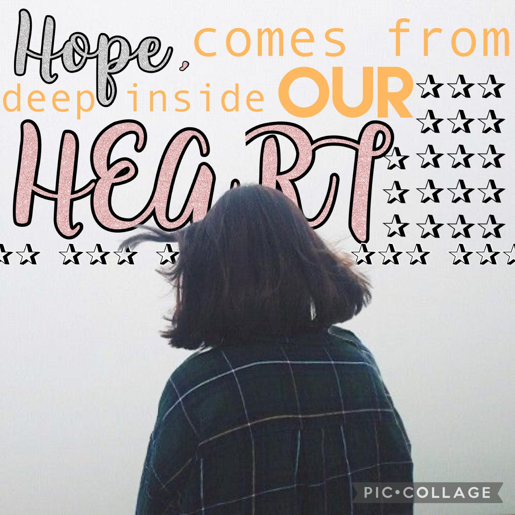 Tap /hope/
I tried! I made this so when I look at it I can remembered that I have hope on not dying!