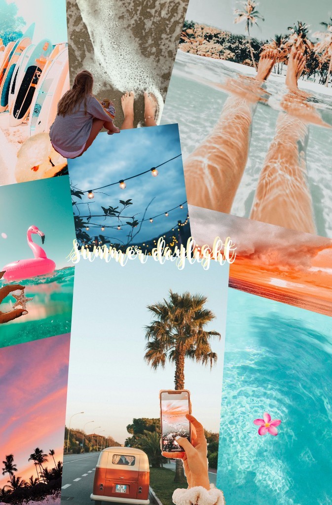 summer collage! 💅🎈
