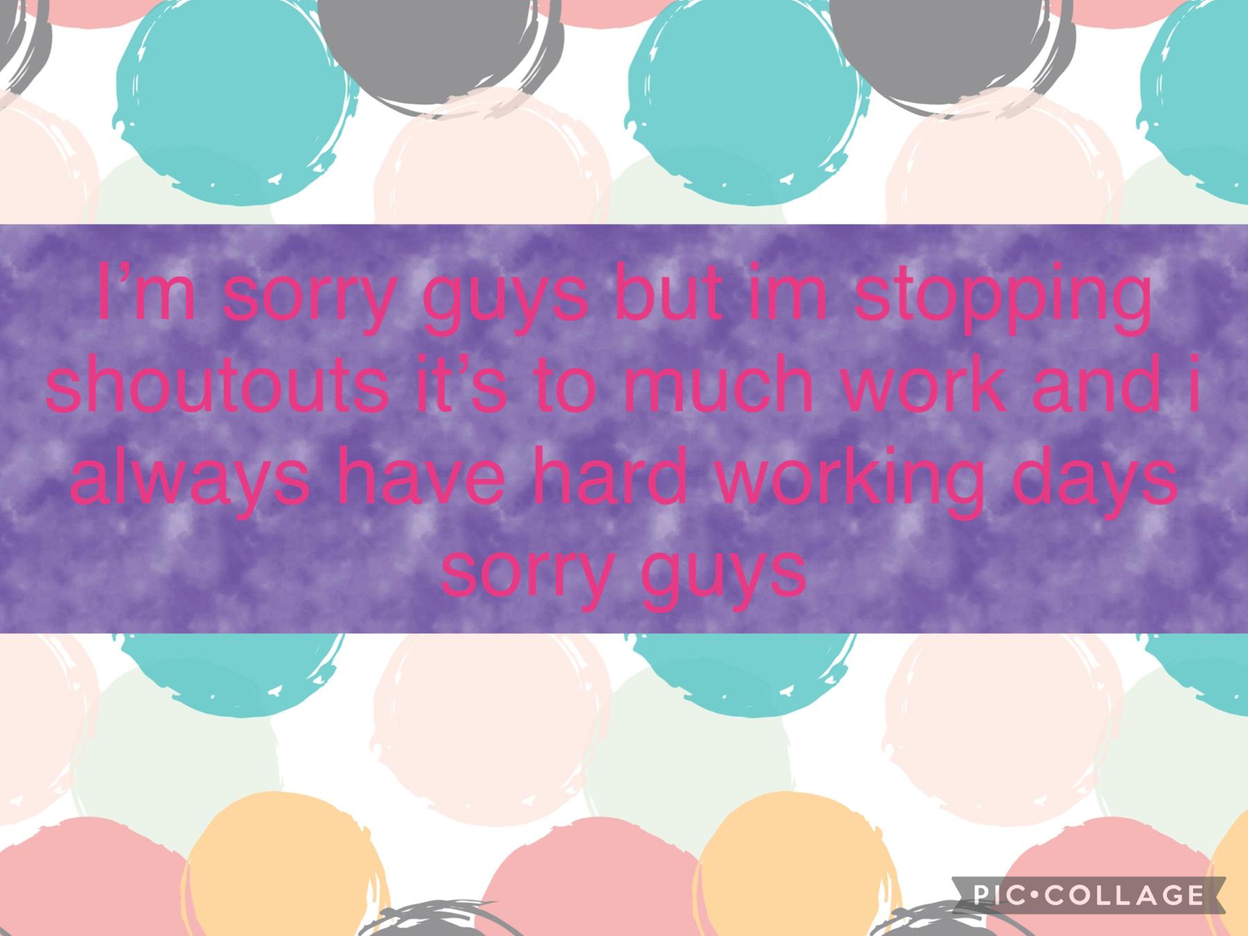 I’m so sorry really really reallly sorry 😣 