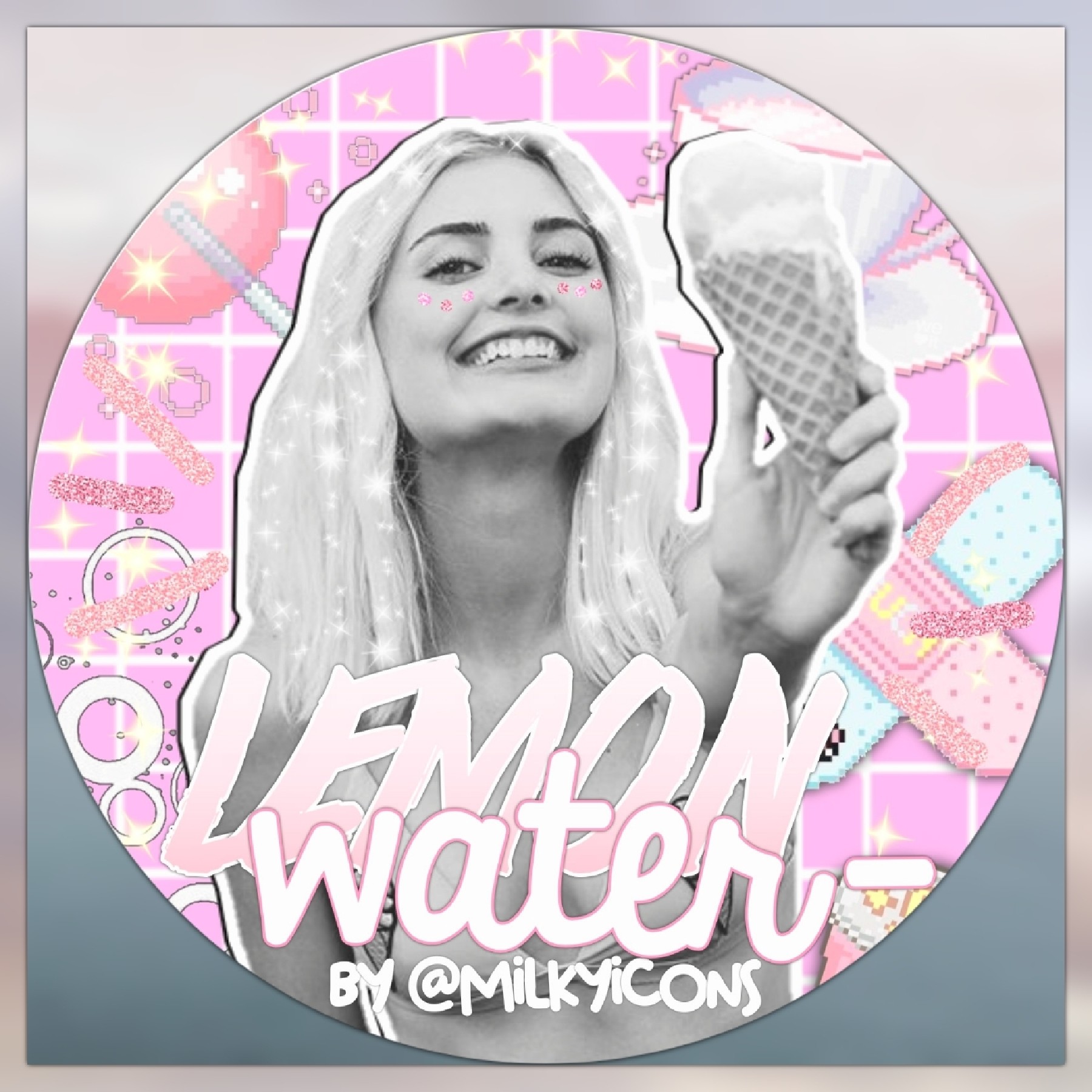 pastel pink + white icon for the amazing @lemonwater-💗 hope you like it! give CREDITS if used 💖if you want one of your own make sure to fill in the icon form that you can find on my acc😊💕
