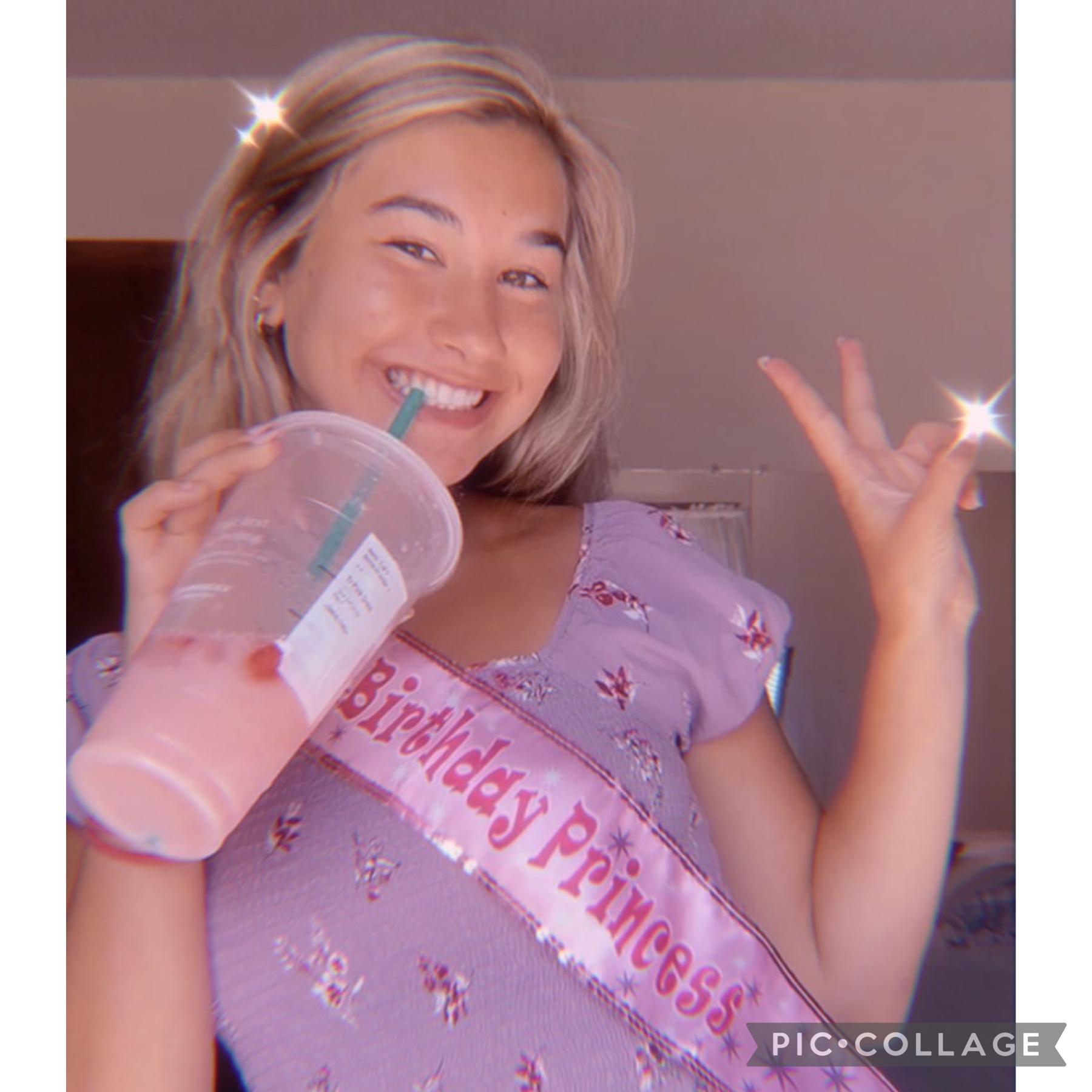 I’m the birthday princess today 