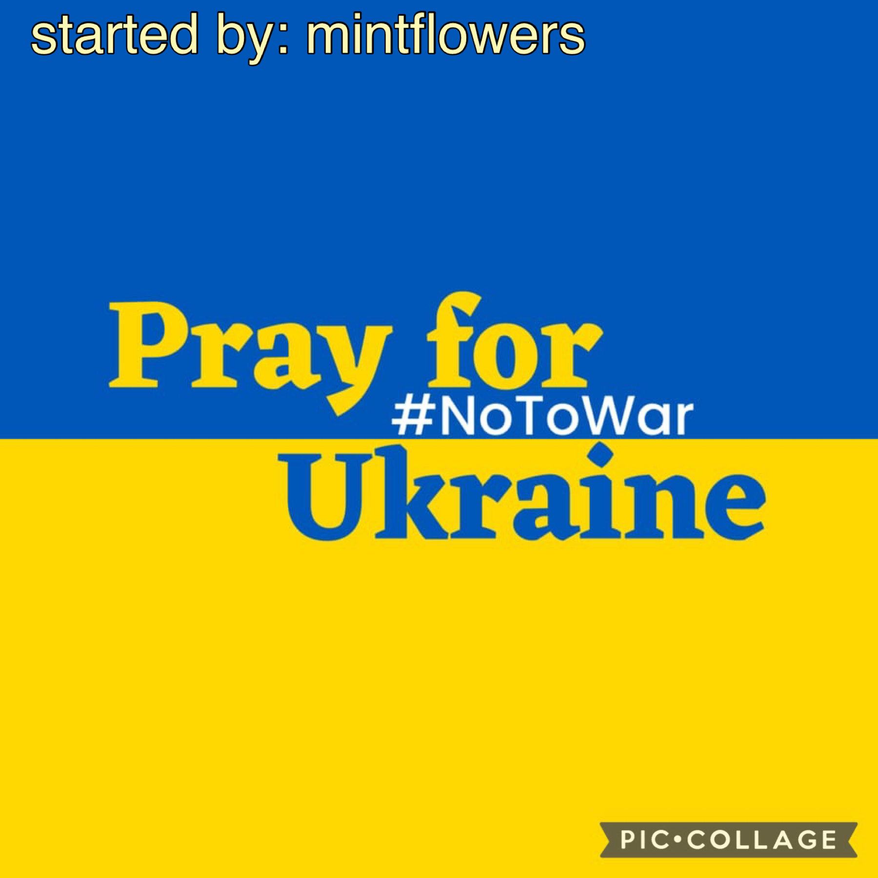🇺🇦 pray for Ukraine 🇺🇦 (tap)
Please pray for Ukraine in these most difficult times! They are all suffering and having trouble. Please share this on social media! 💛💙💛💙
