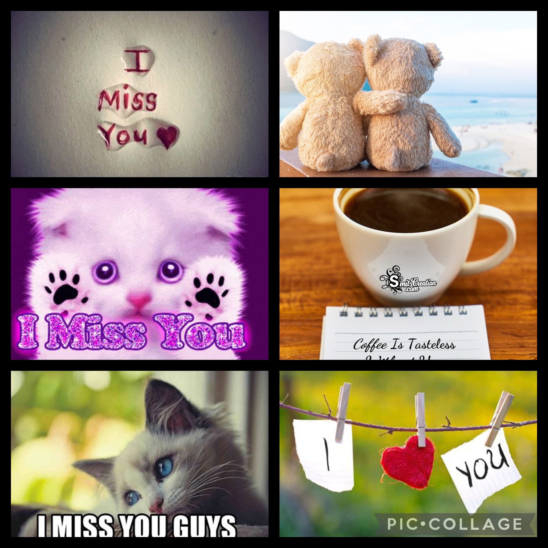 I miss you things I thought they were cute