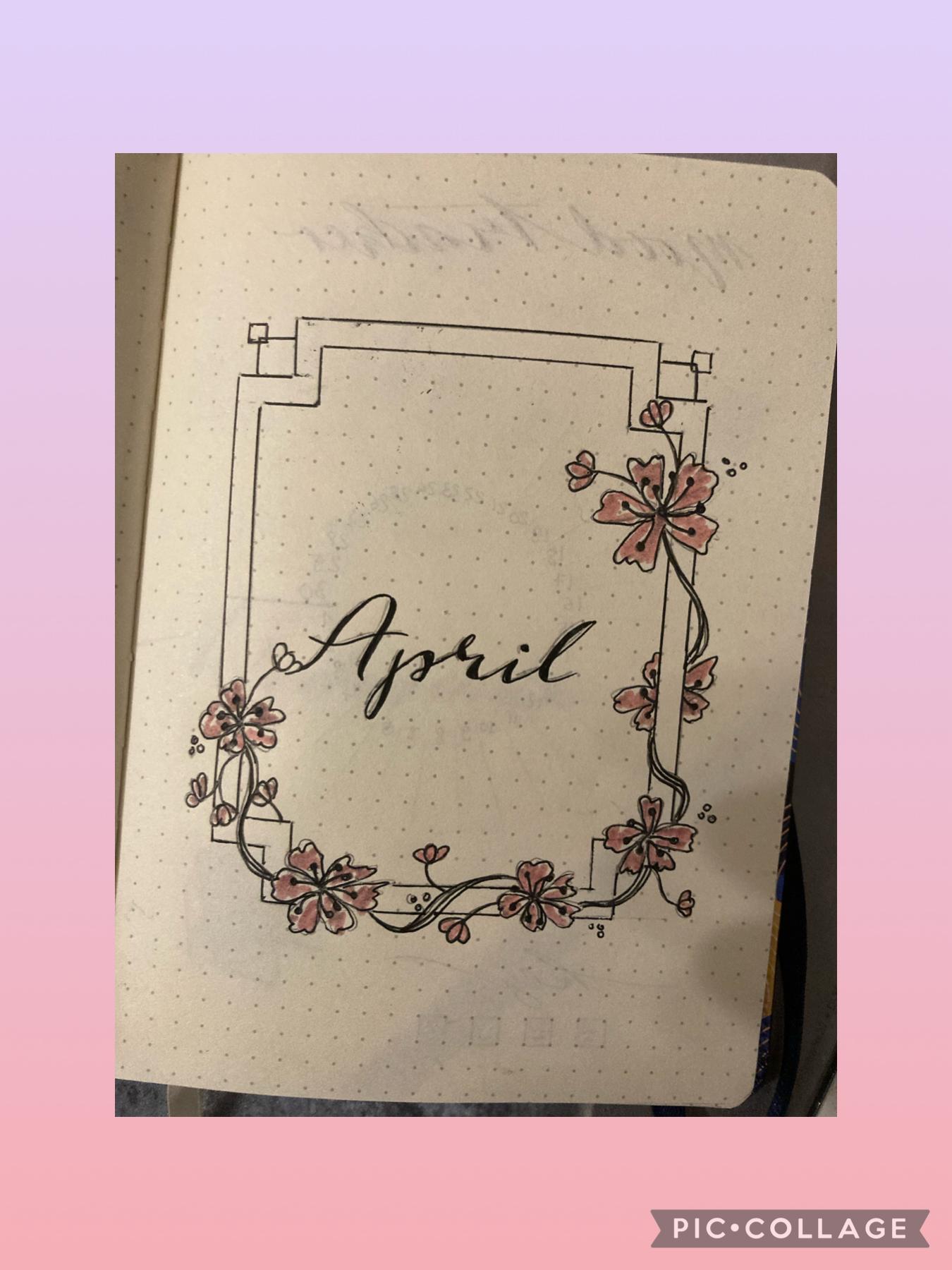 Hi! I’m posting you bullet journaling ideas. I begin with April, my birthday month. Hope you like it 🤗❤️