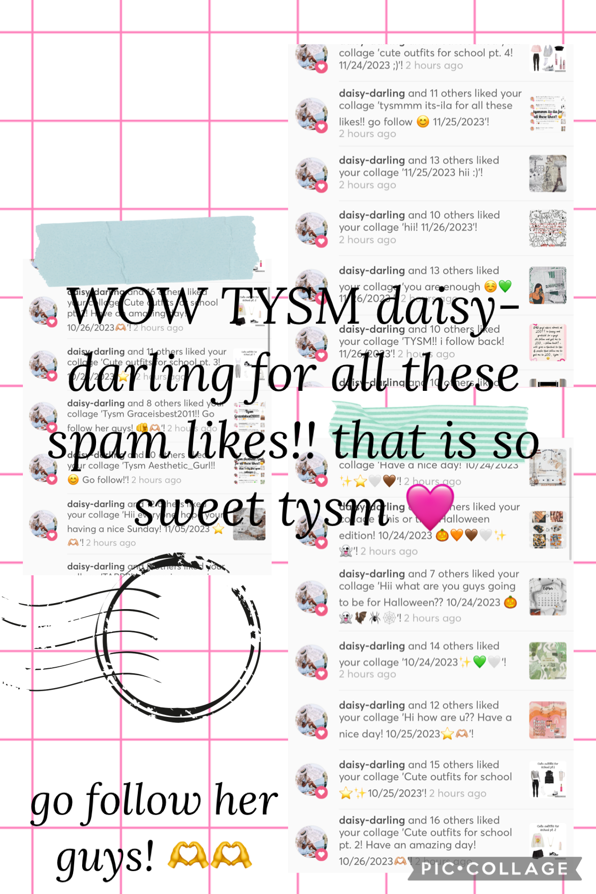 TYSM! daisy-darling <33 have a good day everyone! 11/27/2023