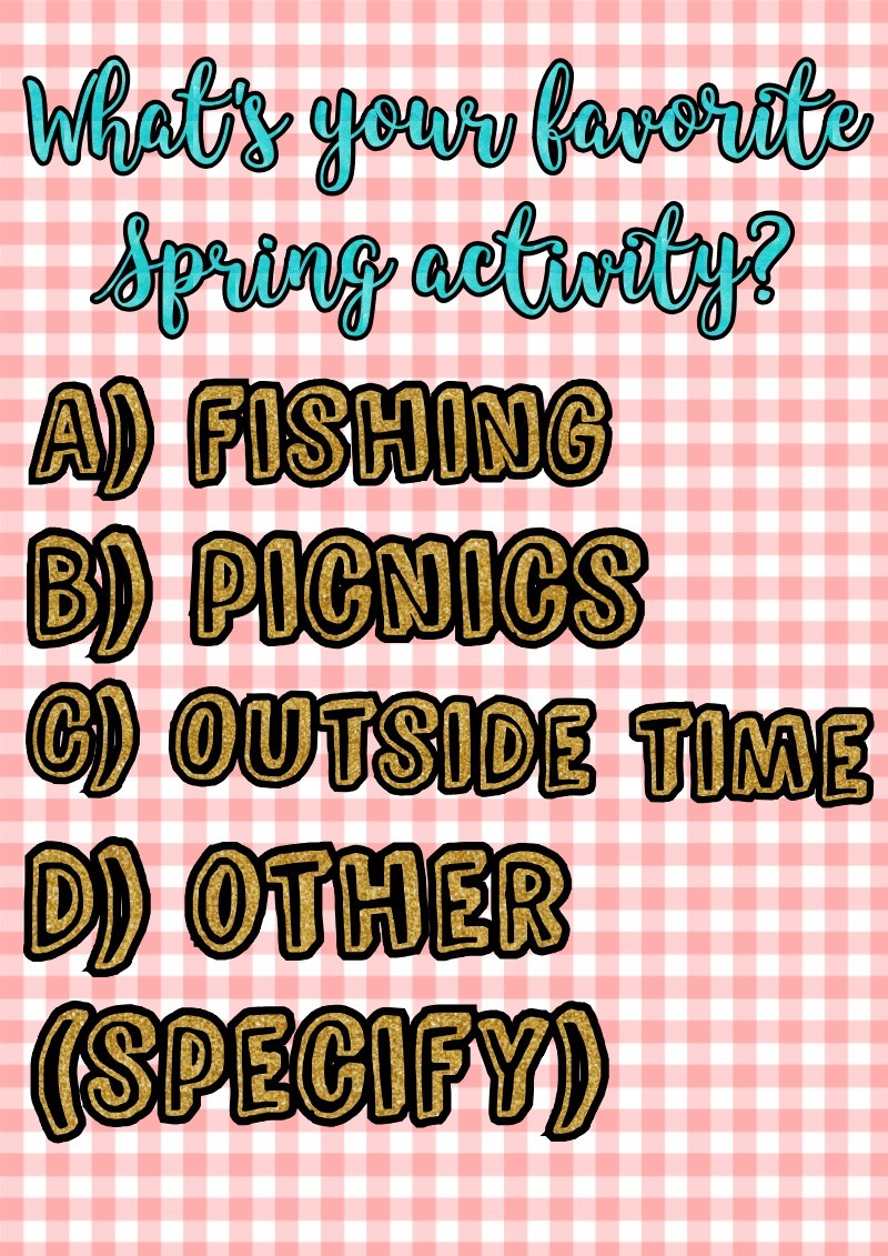 favorite spring activity ✌✌